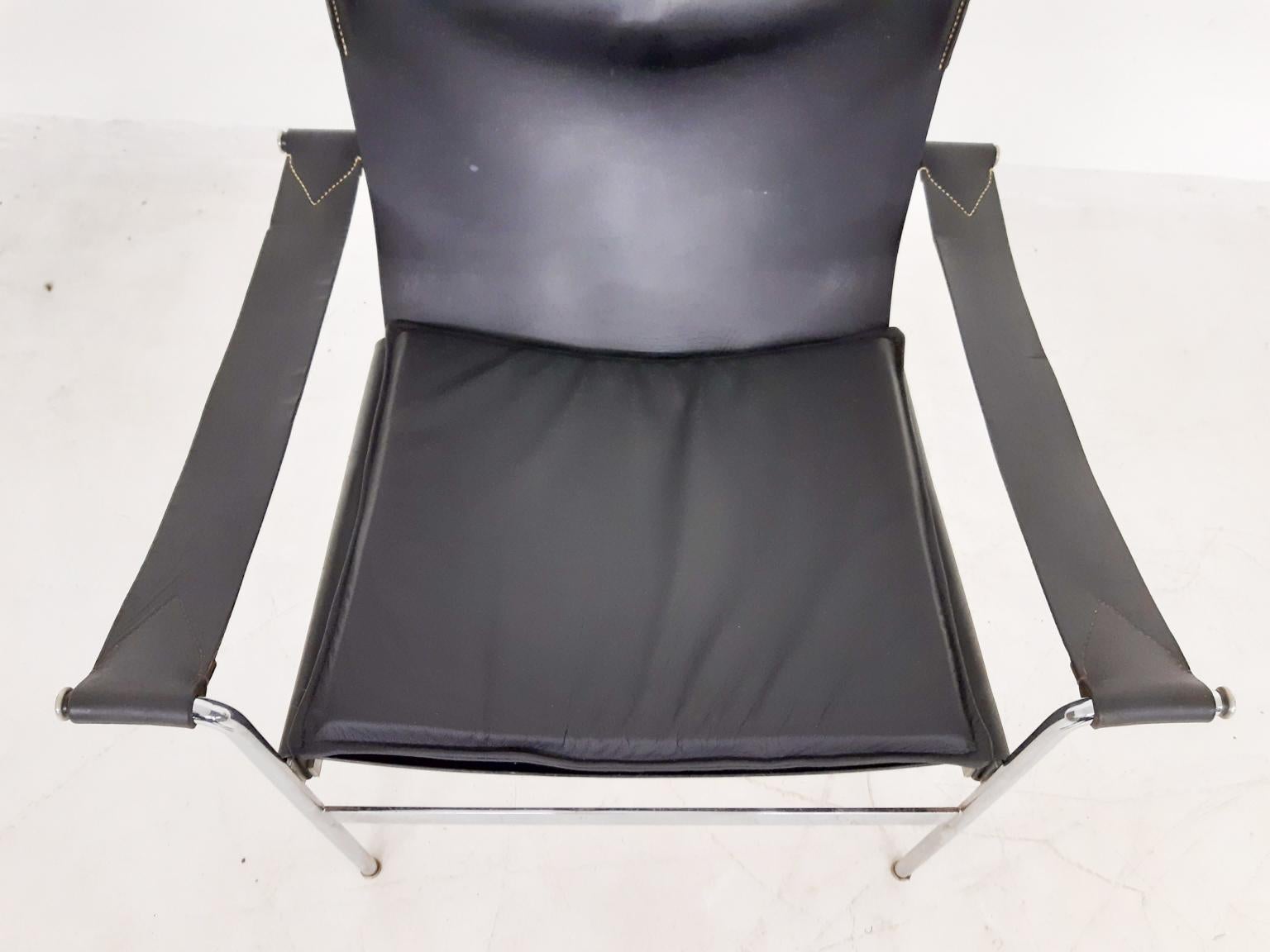 Leather Hans Konecke for Tecta D99 Lounge Chair, Germany, 1969