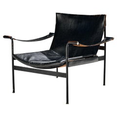 Hans Könecke for Tecta 'Sling' Lounge Chair in Black Leather