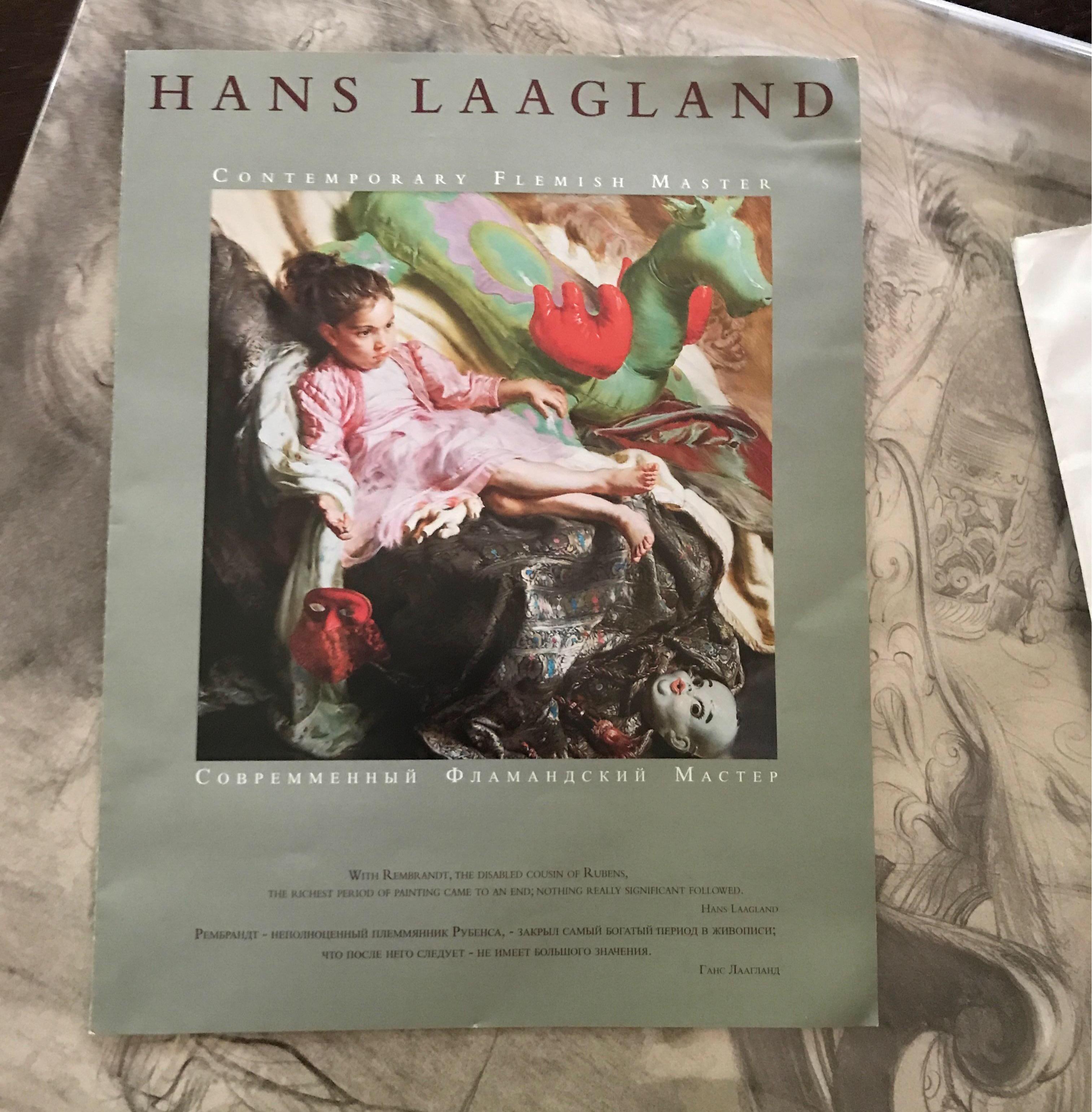 Hans Laagland, Flemish Painter Style Rubens Neo Baroque For Sale 2