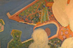 Hans Øllgaard, "Above the clouds", Oil on Canvas, 1956