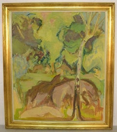 Hans Øllgaard, Oil on Canvas, 1950s-1960s