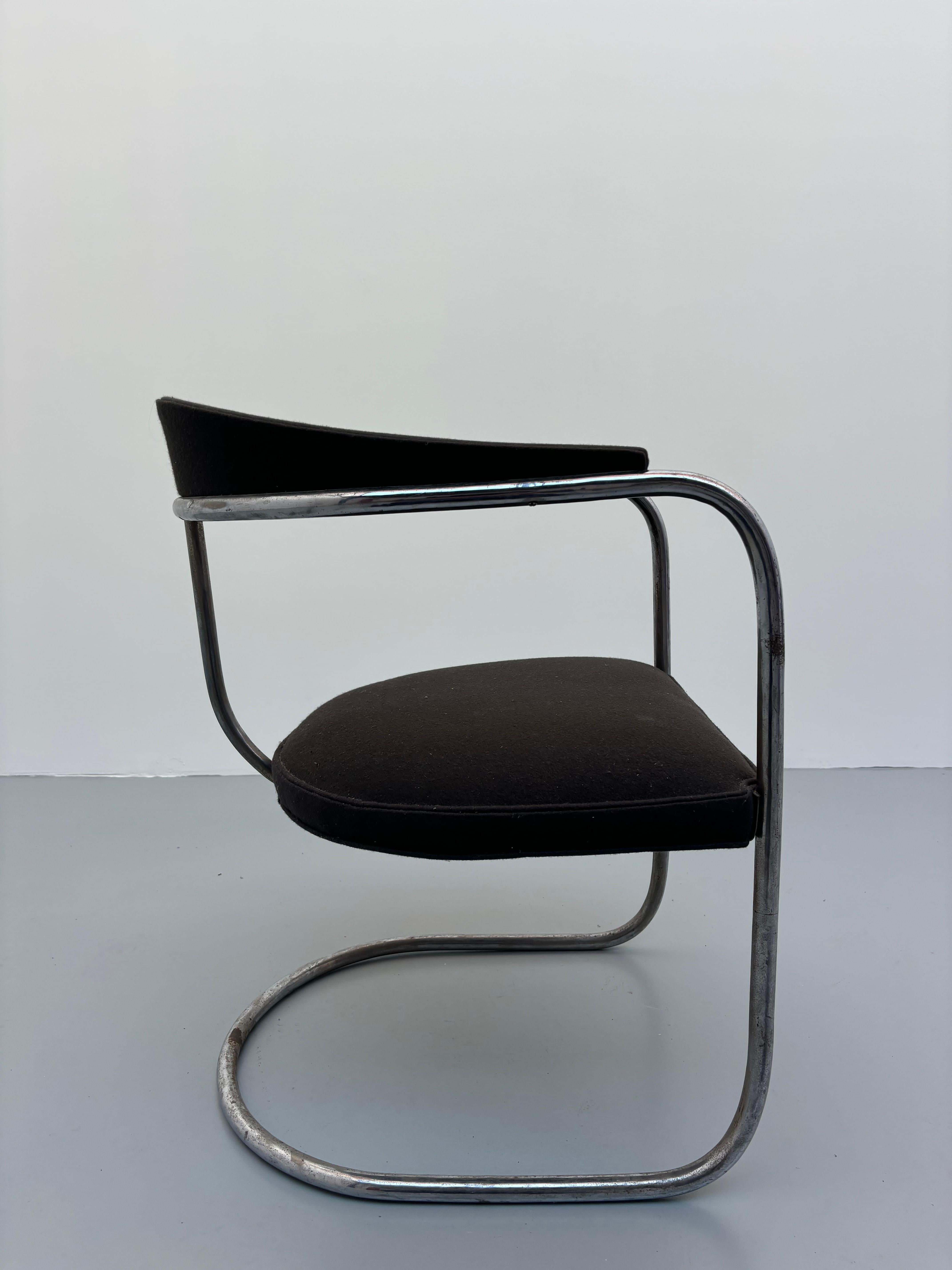 Poltrona modernista Hans Luckhardt in vendita 3