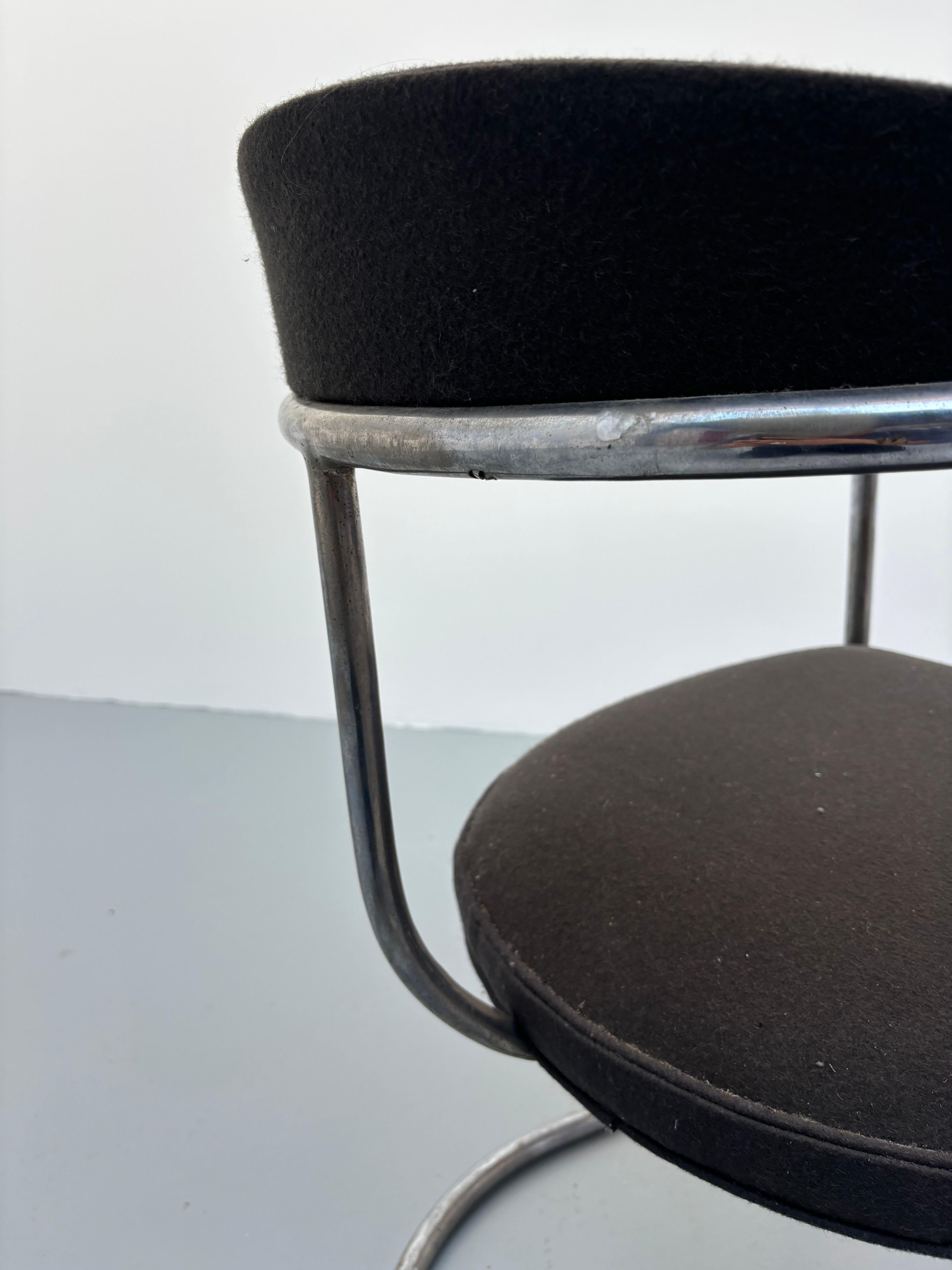 Poltrona modernista Hans Luckhardt in vendita 5