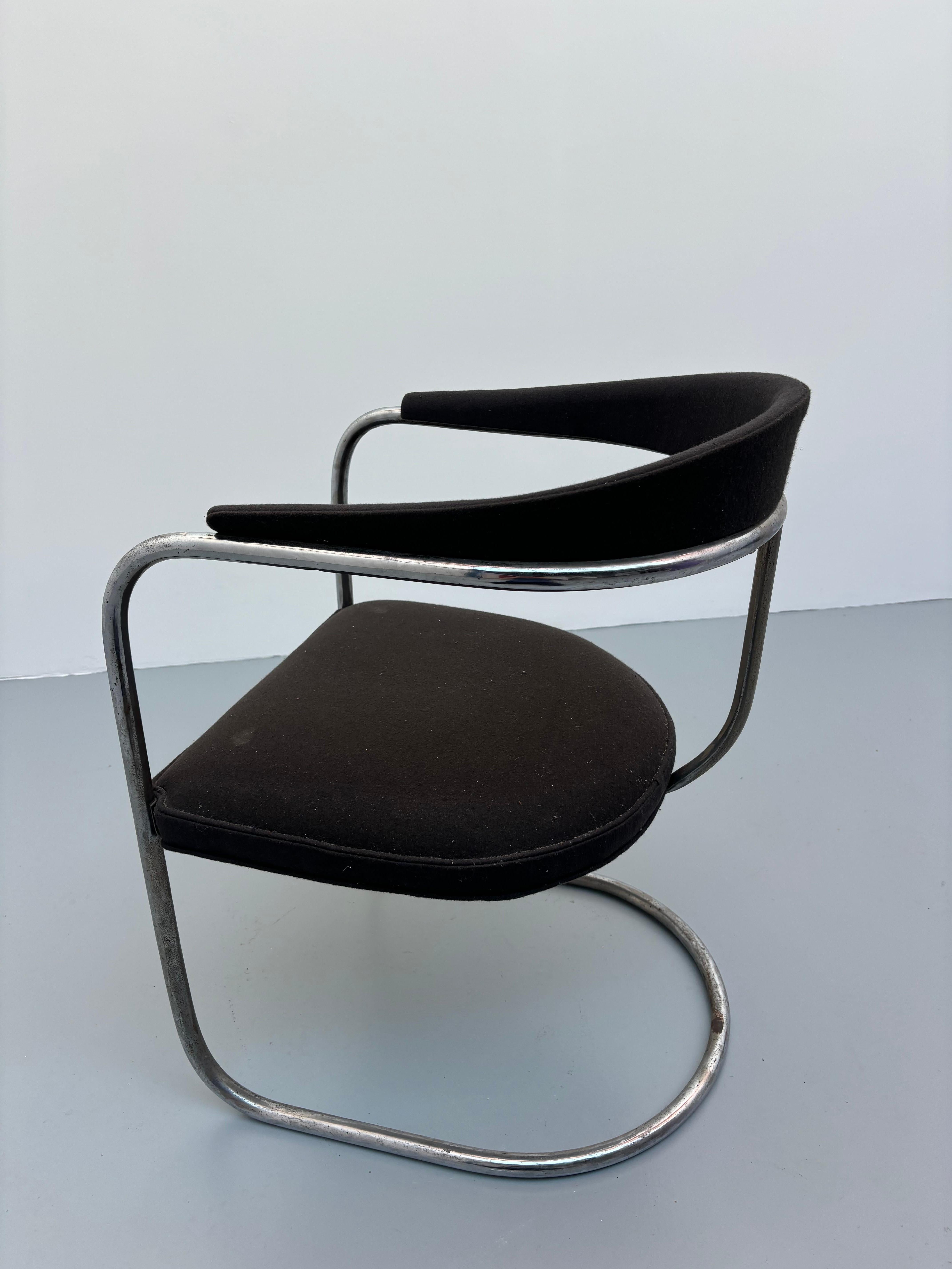 Poltrona modernista Hans Luckhardt in vendita 7