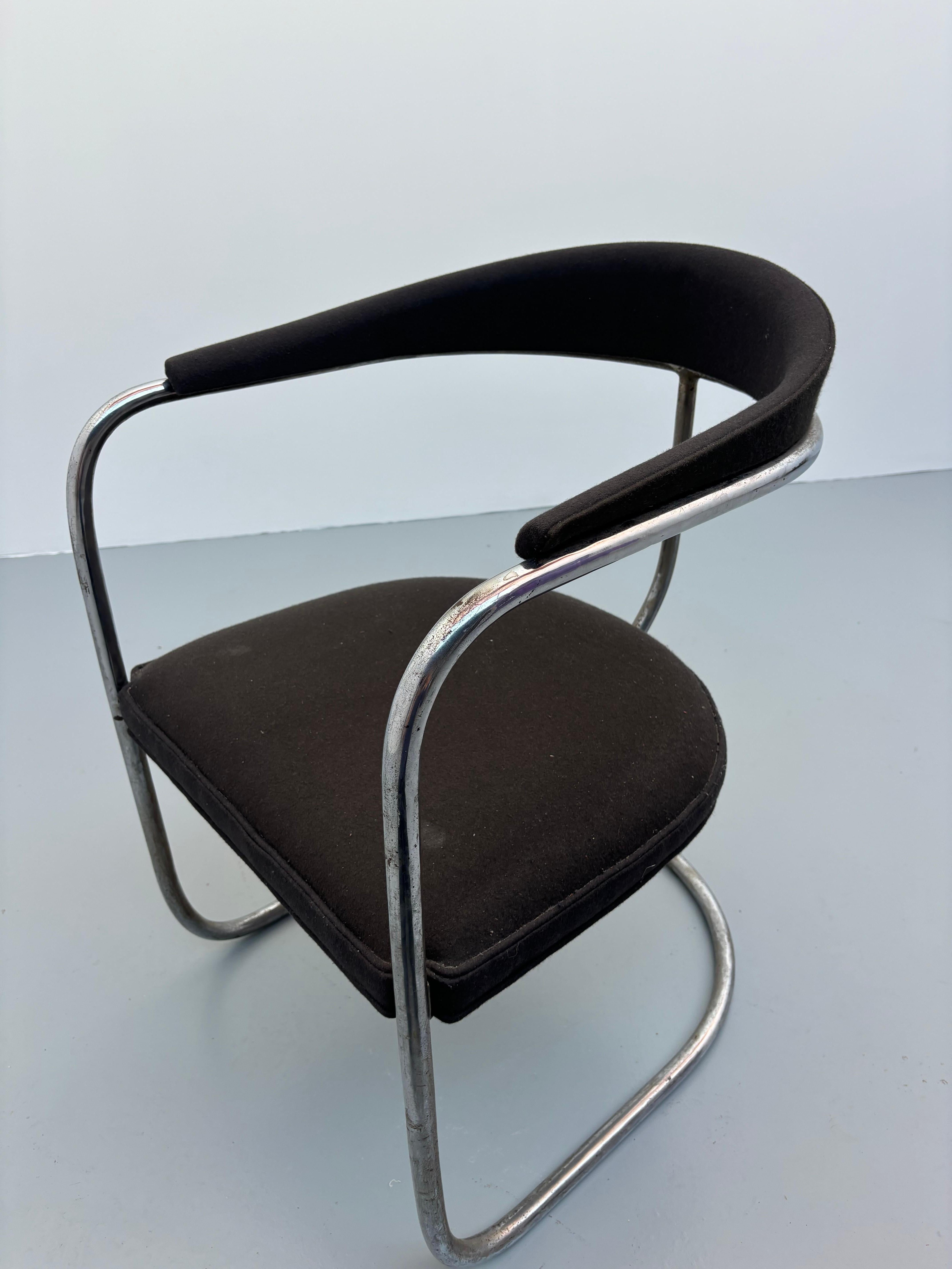Poltrona modernista Hans Luckhardt in vendita 11