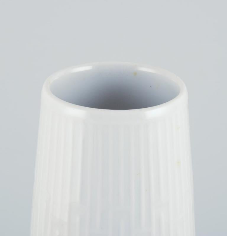 Modern Hans Merz for Meissen, large porcelain vase in a modern design. From 1970s For Sale