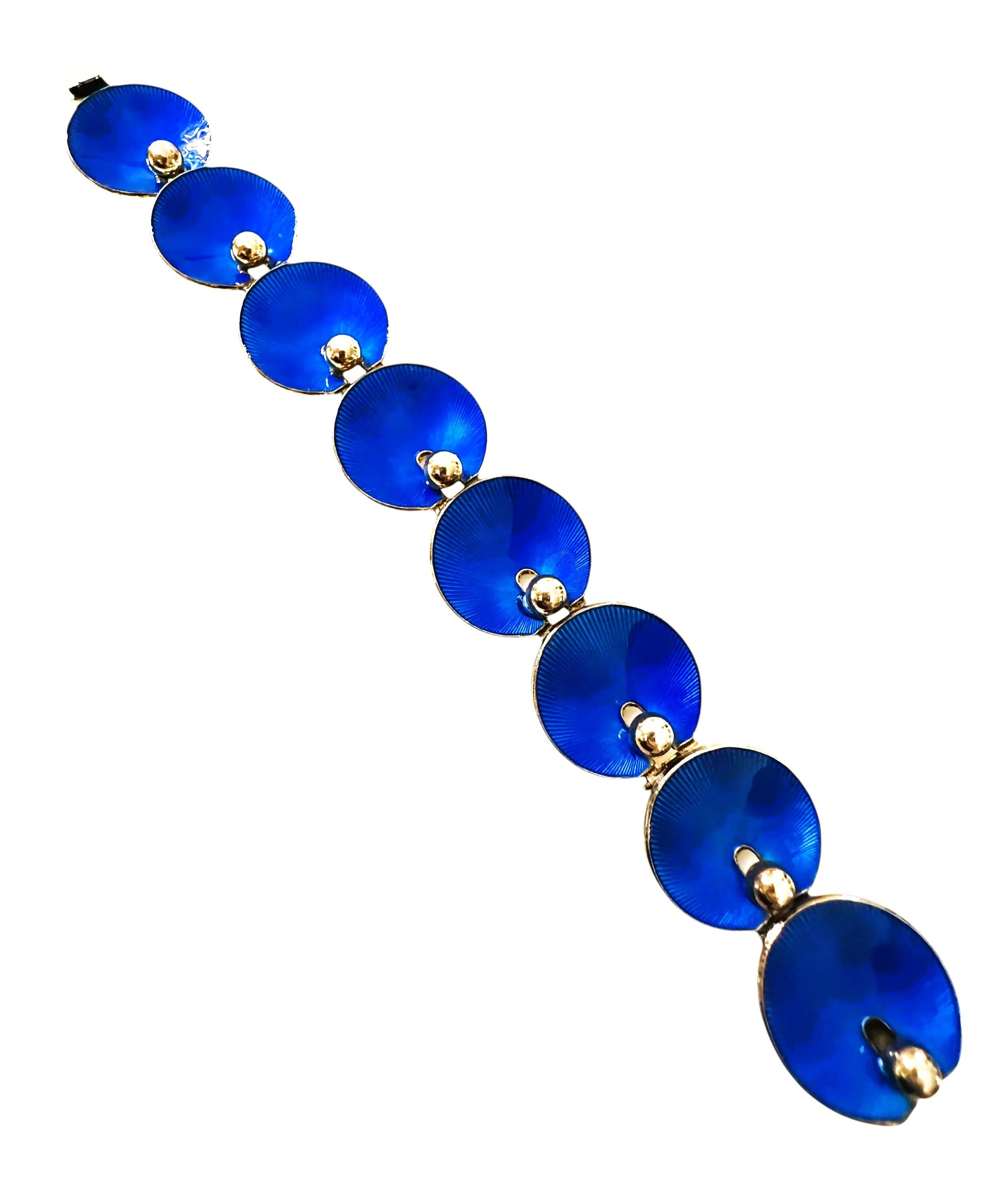 Hans Myhre Norway Scandinavian Modernist Guilloche Enamel Gold PL Silver Suite In condizioni Nuovo in vendita a Eagan, MN