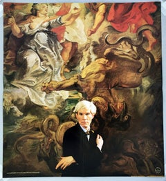 Andy Warhol at Leo Castelli Gallery (vintage exhibit poster)