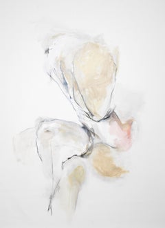 HEAD: Large figurative abstract painting on canvas