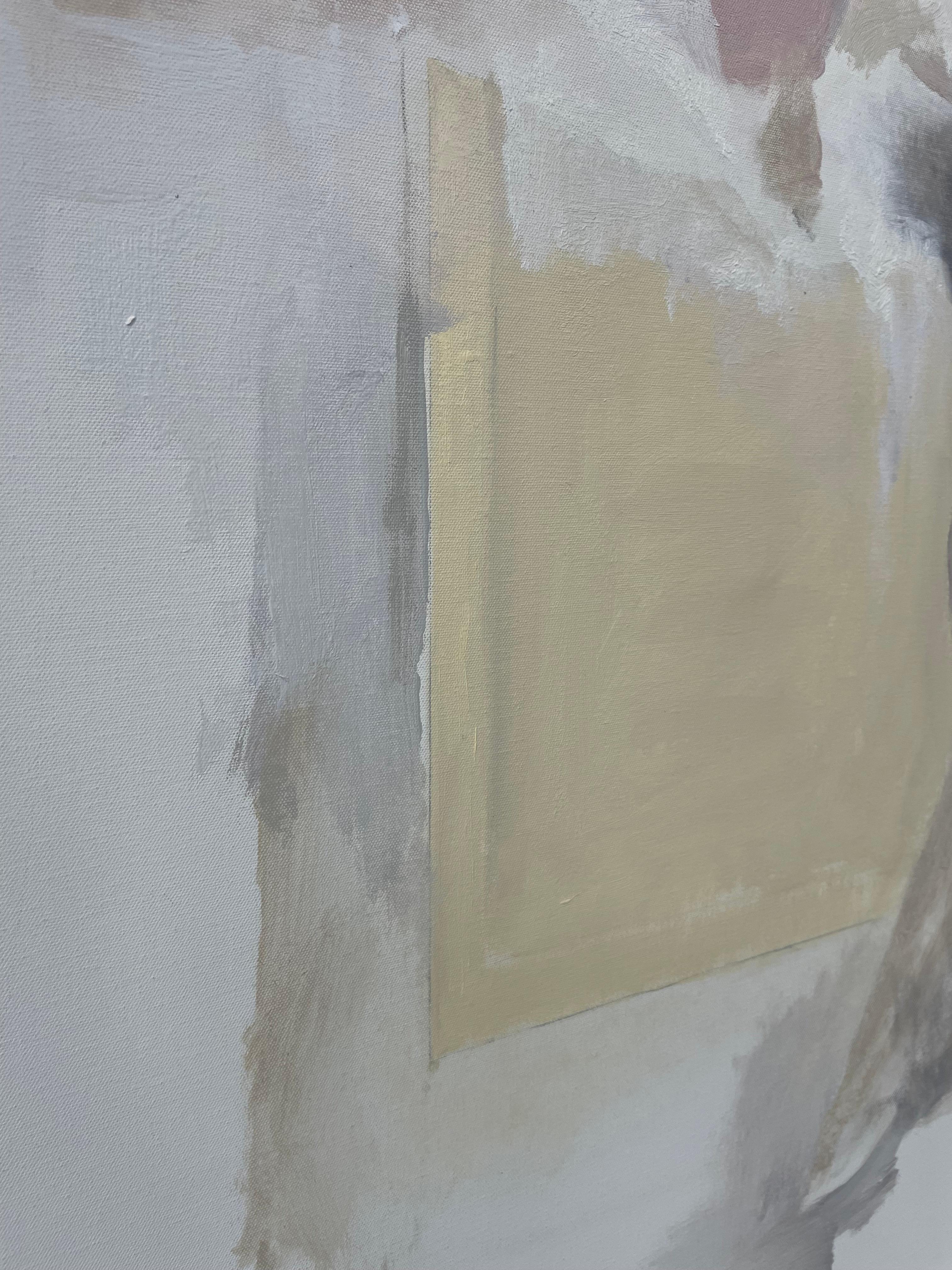RECOLLECTION: Large figurative abstract painting on canvas For Sale 5