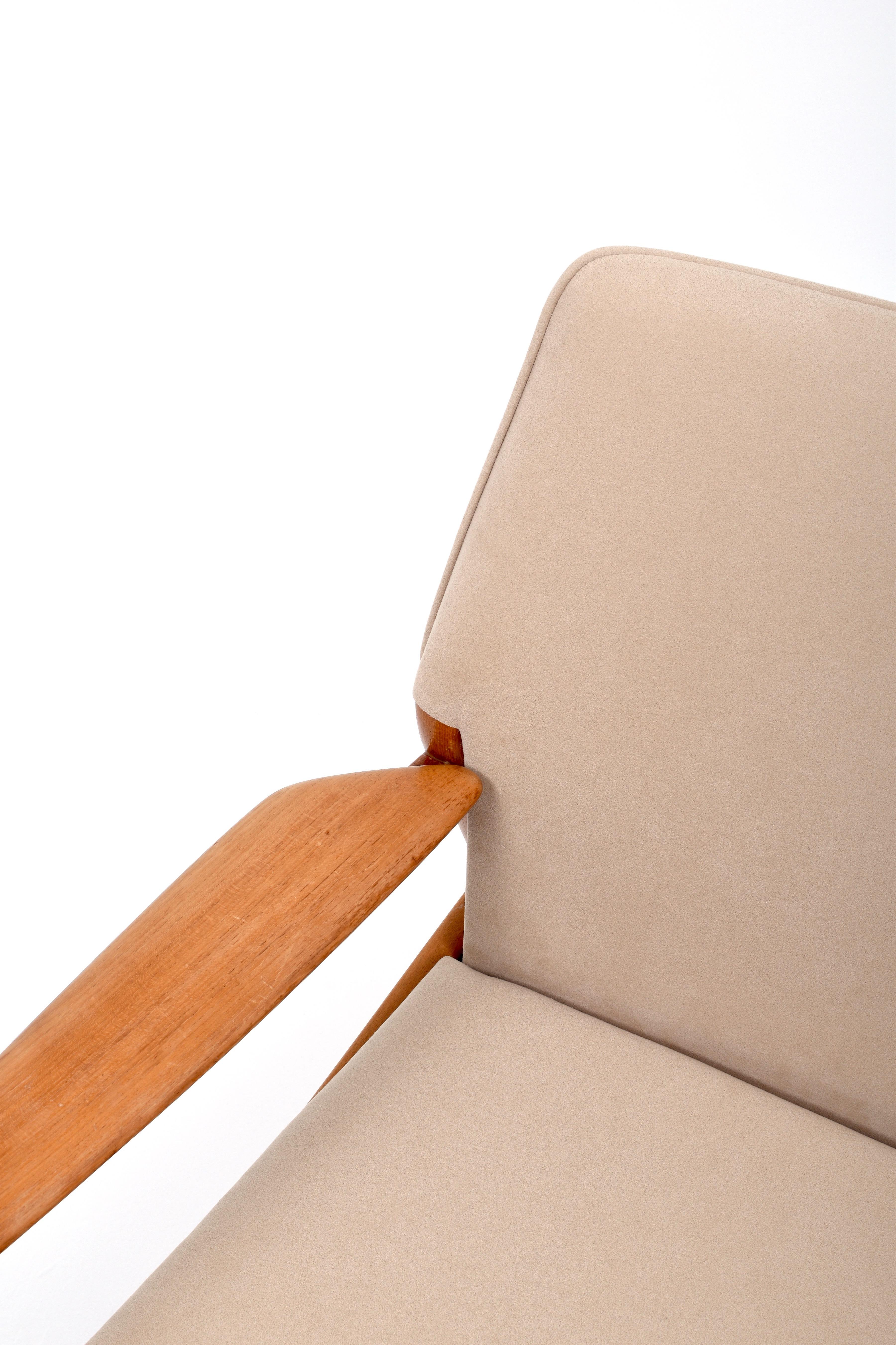 Daim Hans Olsen ''9015'' Suede Easy Chair pour Gärsnäs en vente