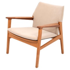 Hans Olsen ''9015'' Suede Easy Chair for Gärsnäs
