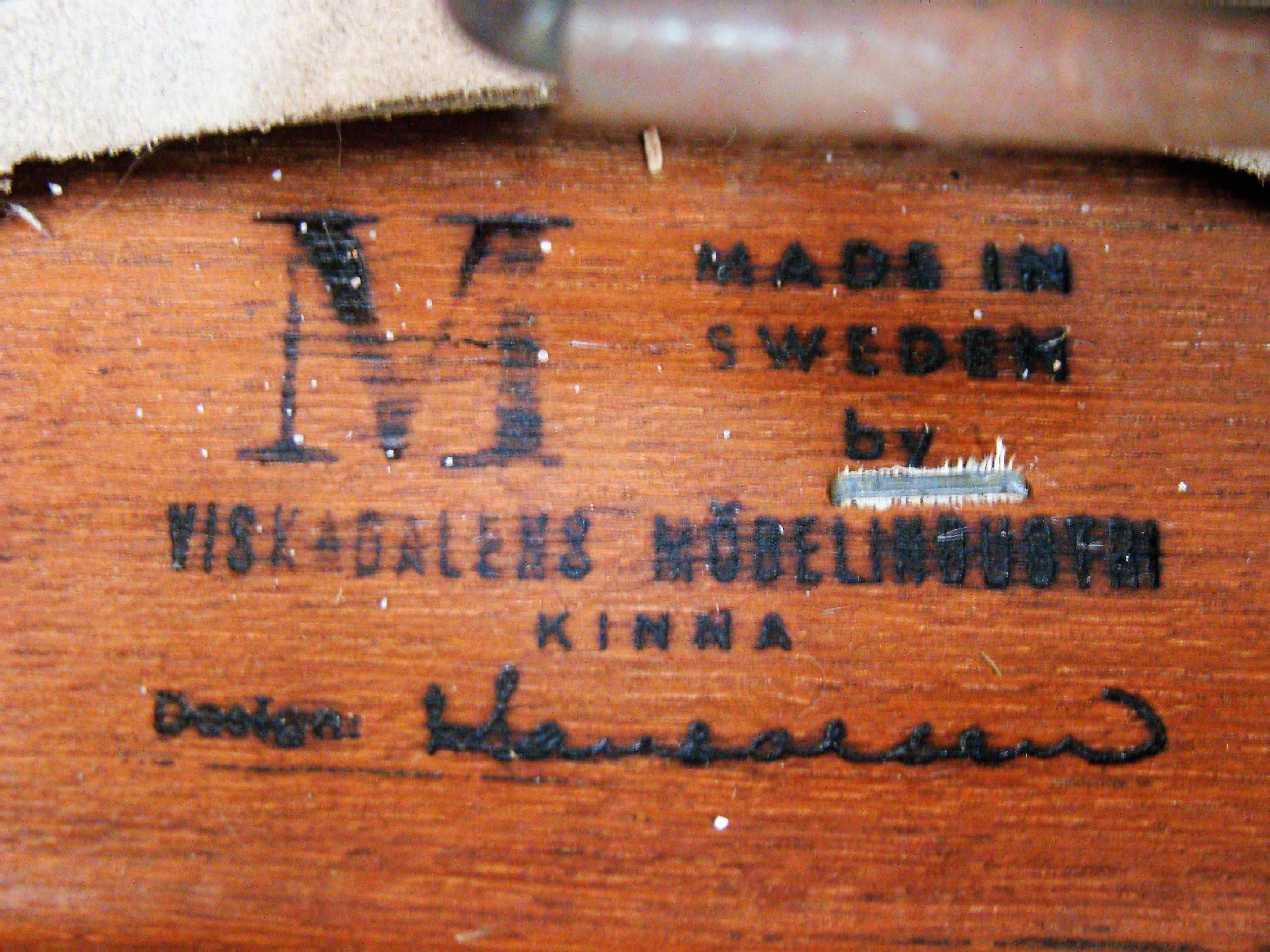 Hans Olsen Antelope Chair for Viskadalens Mobler in Original Suede Leather For Sale 3