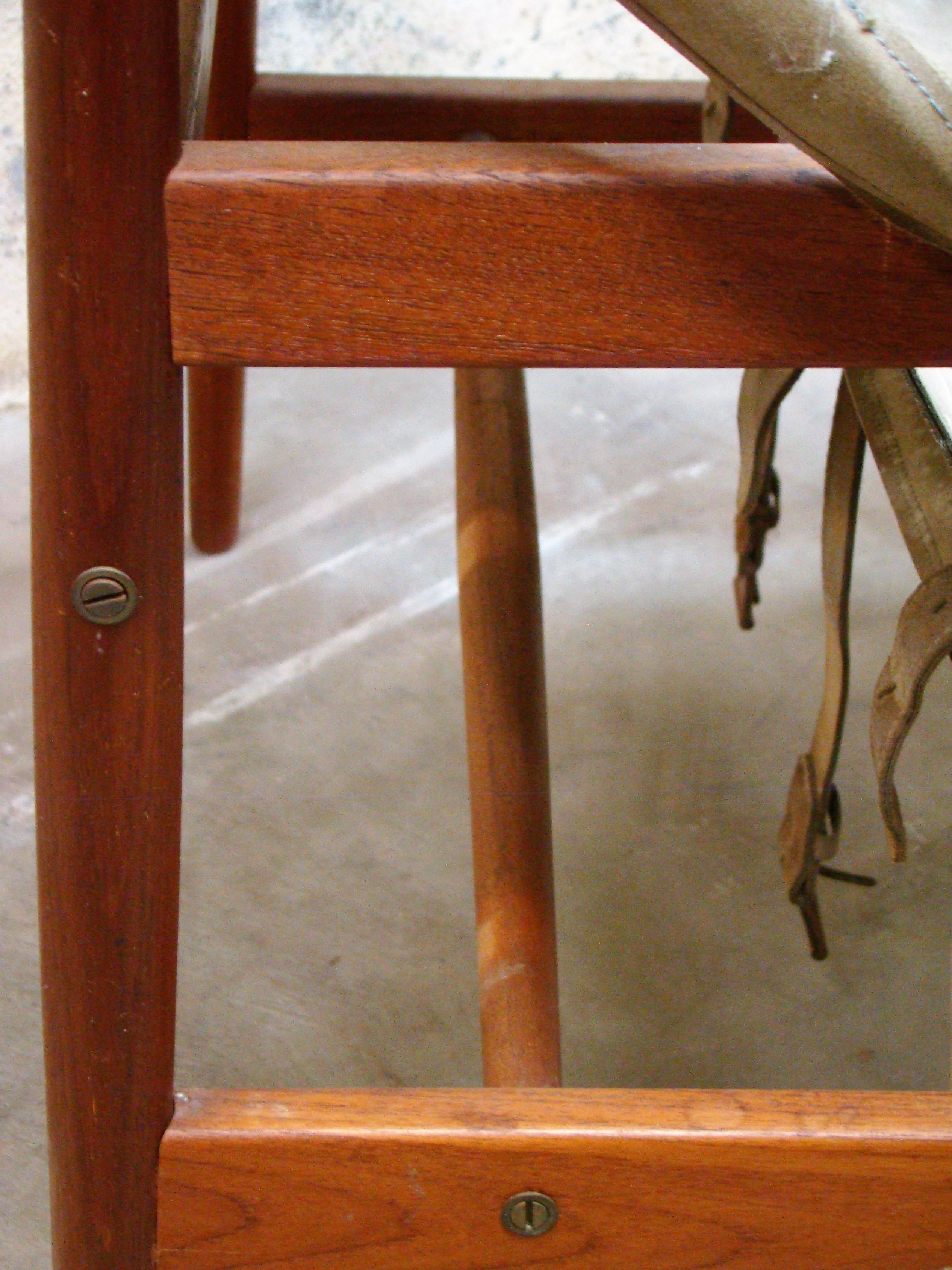 Hans Olsen Antelope Chair for Viskadalens Mobler in Original Suede Leather For Sale 2