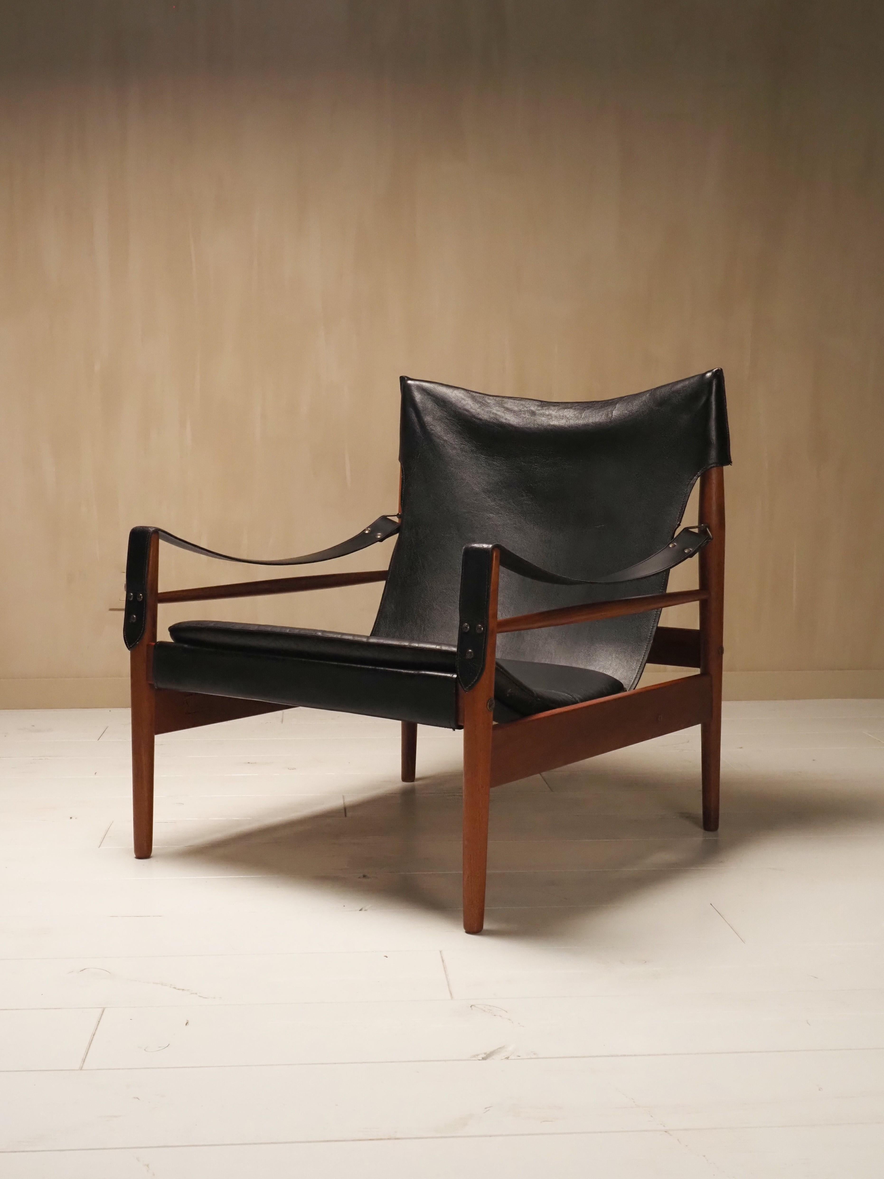 Hans Olsen chaise longue Antilope safari 1960's en vente 4