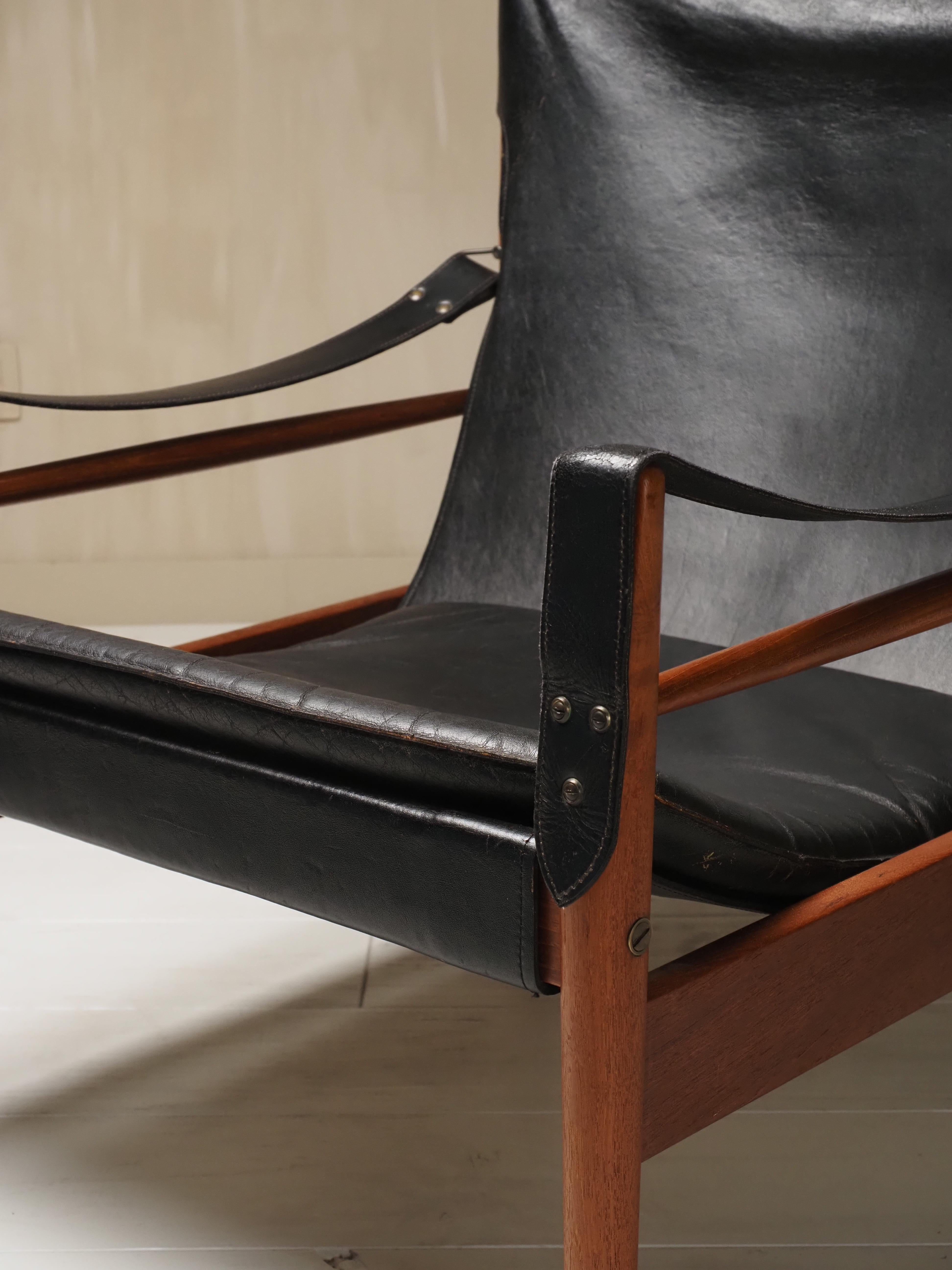 Hans Olsen chaise longue Antilope safari 1960's en vente 5