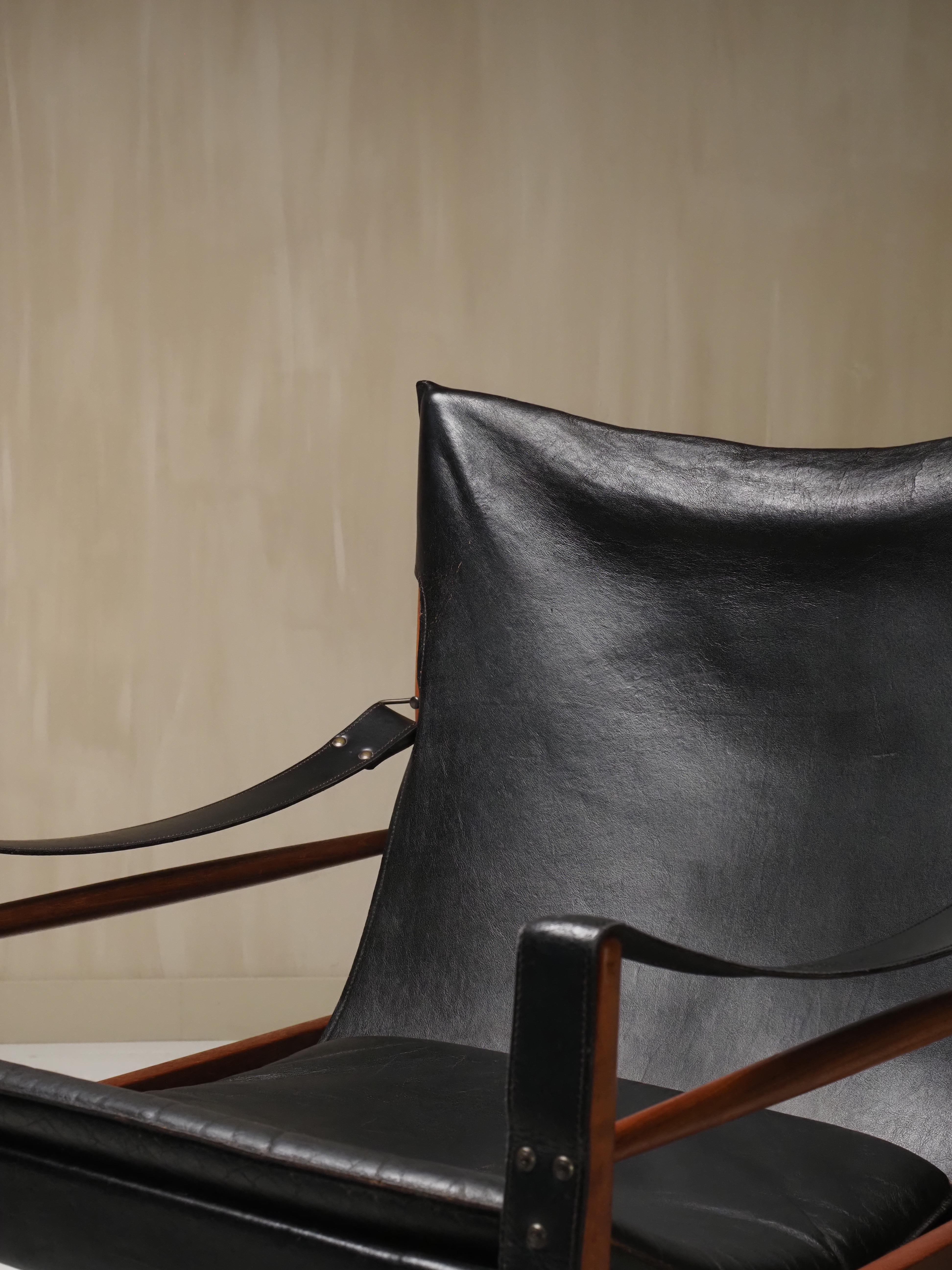 Hans Olsen chaise longue Antilope safari 1960's en vente 6