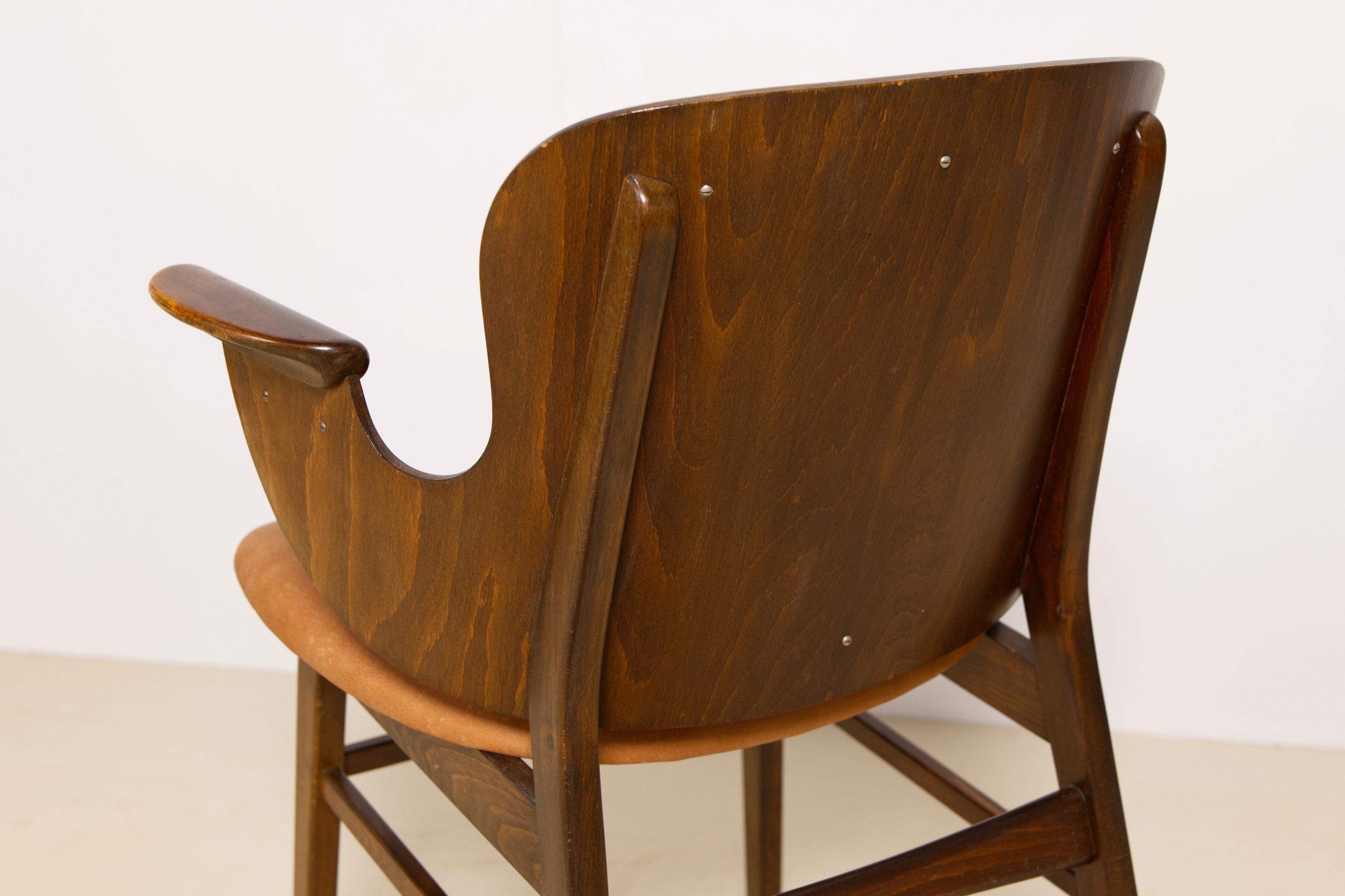 Sillón Hans Olsen Modelo 107 para Bramin Mobler, Dinamarca, Años 50 en venta 7