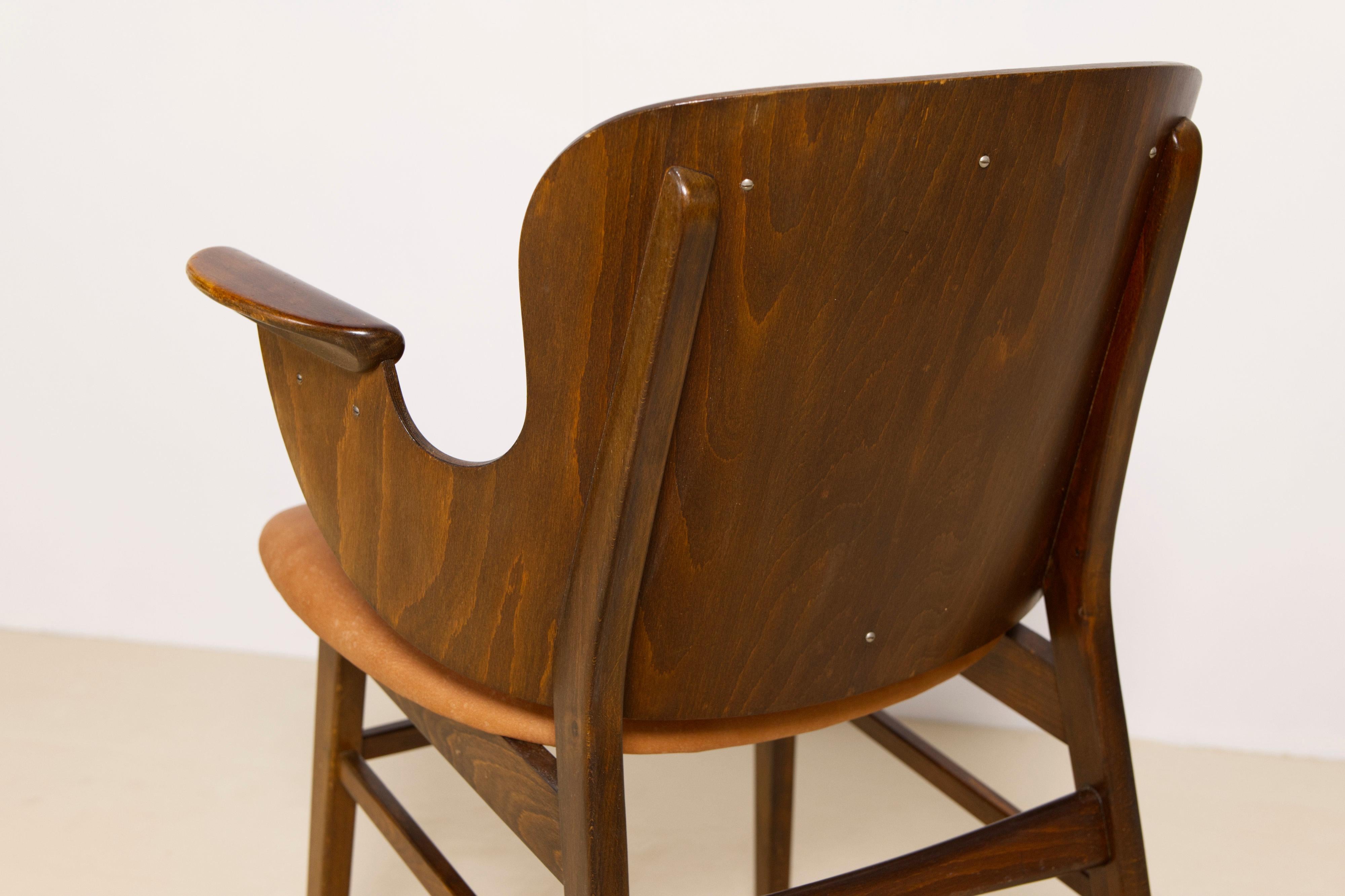 Sillón Hans Olsen Modelo 107 para Bramin Mobler, Dinamarca, Años 50 en venta 2