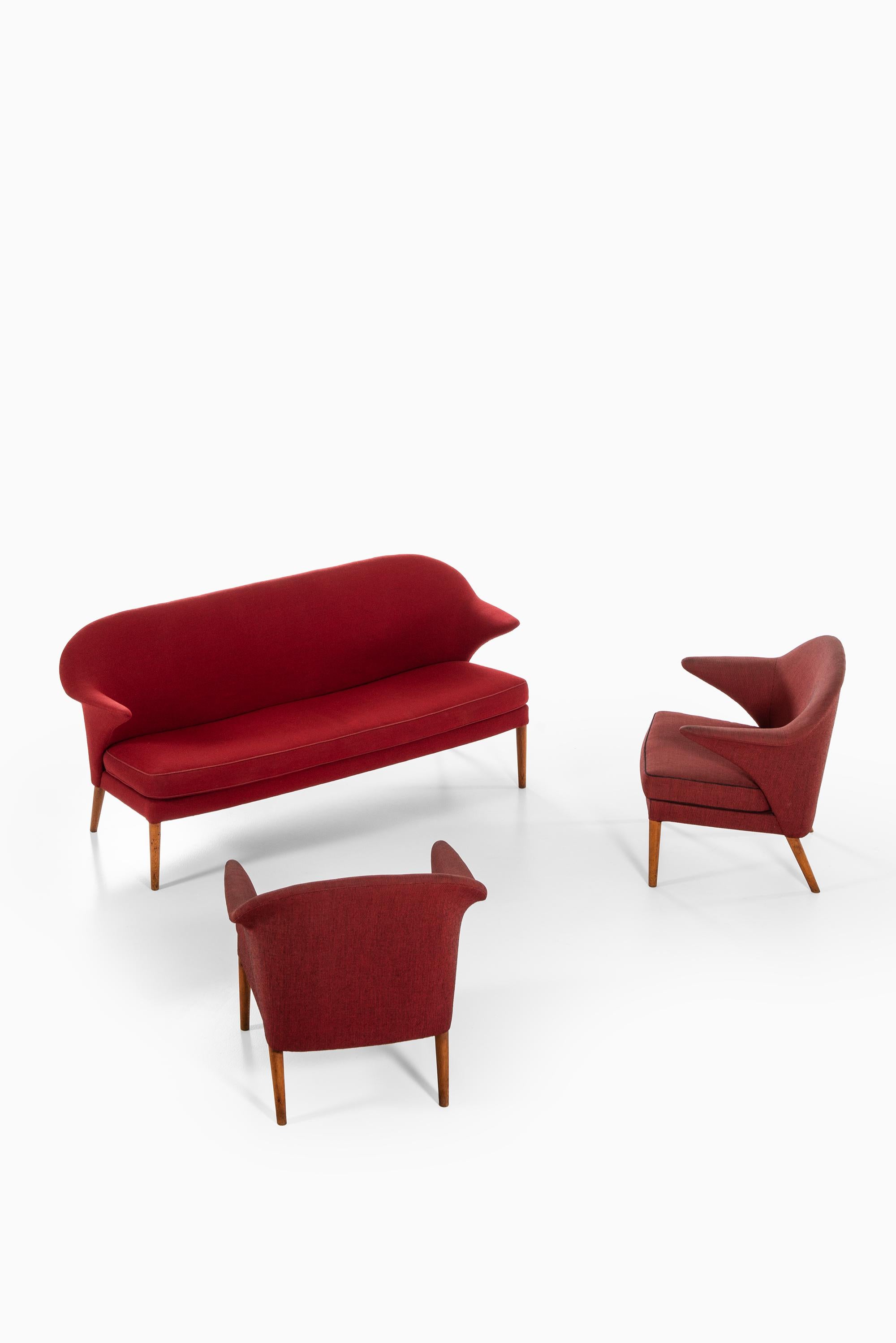 Hans Olsen zugeschriebenes Paar Sessel:: hergestellt in Dänemark im Angebot 4