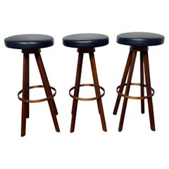 Hans Olsen bar stools for Frem Rojle Denmark 1960