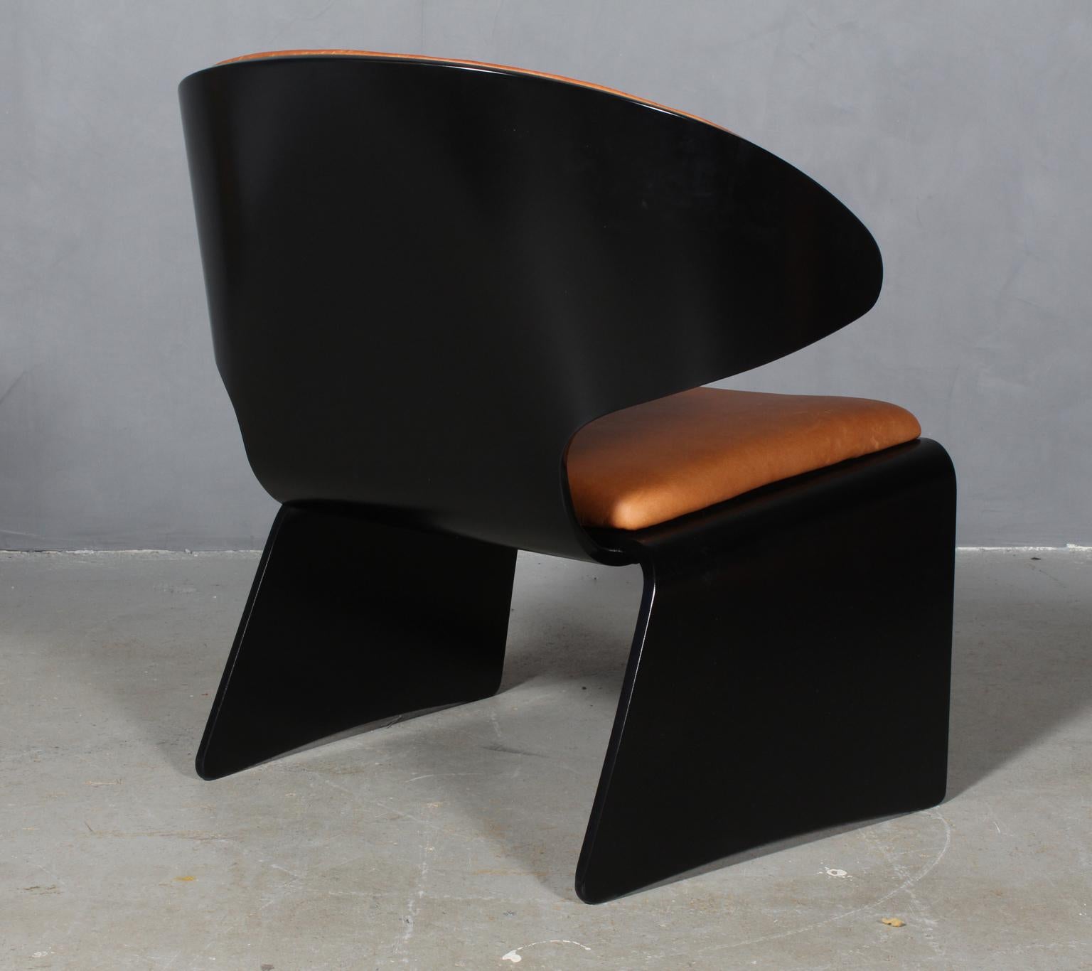 Leather Hans Olsen Bikini Chair, Prototype