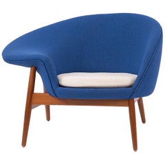hans olsen fried egg chair Hans Olsen Bramin Fried Egg Chair