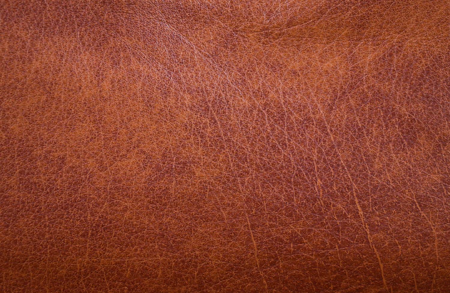 Hans Olsen Cognac Leather & Rosewood 4-Seater Sofa for CS Møbelfabrik 3