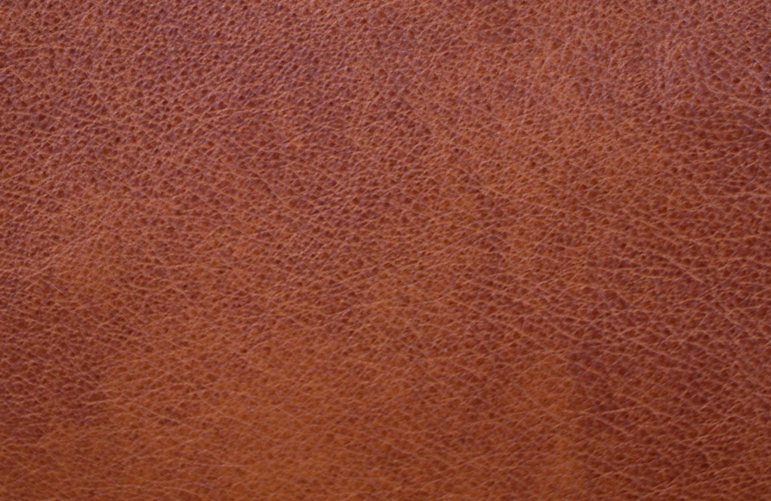 Hans Olsen Cognac Leather & Rosewood Love Seat Sofa  5