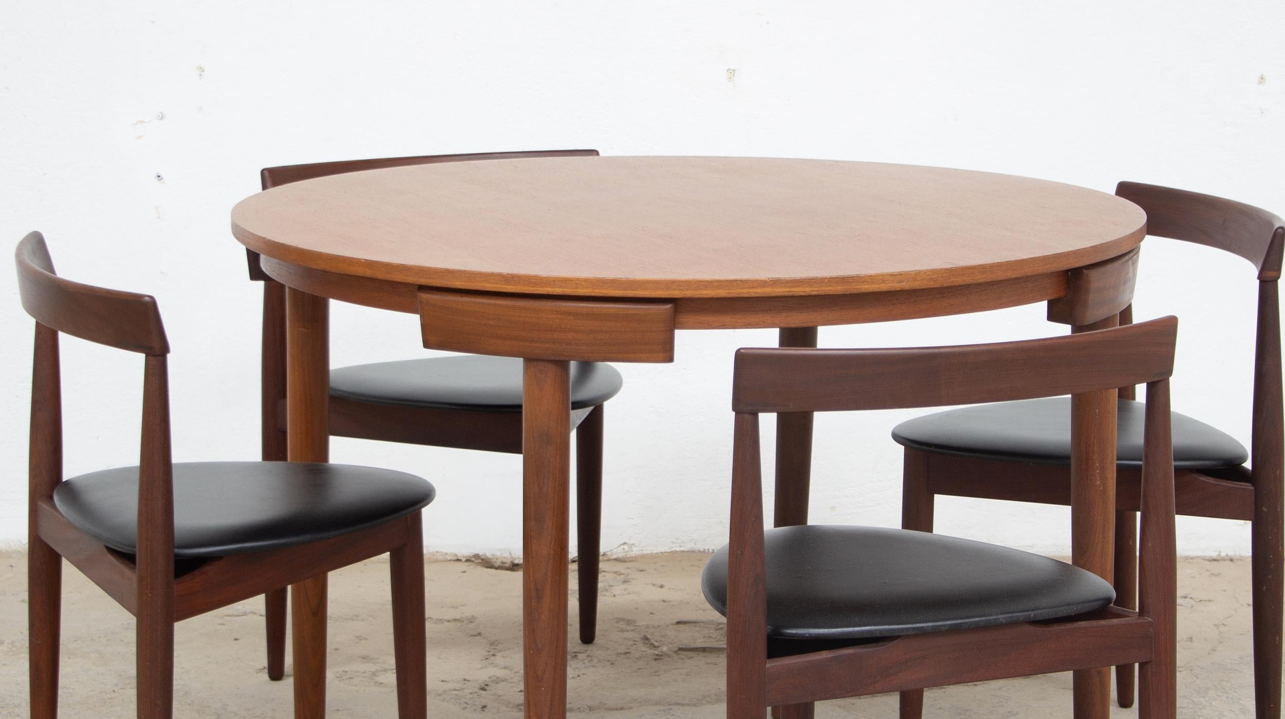 European Hans Olsen danish modern dining set for Frem Rojle