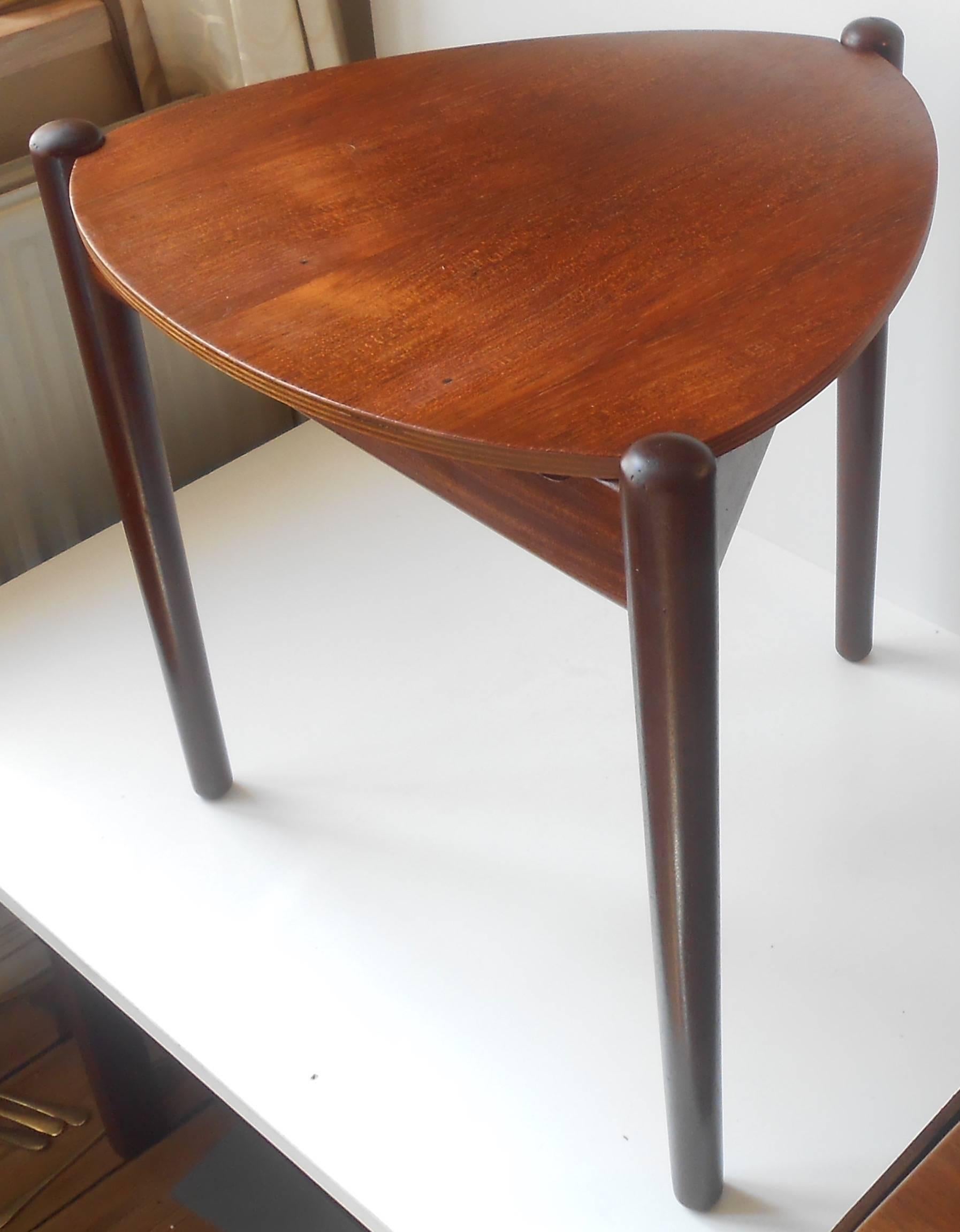 One of Hans Olsen rarest designs. It was manufactured by N. A. Jorgensens Moebelfabrik/Bramin in the early 1950s. Literature: 