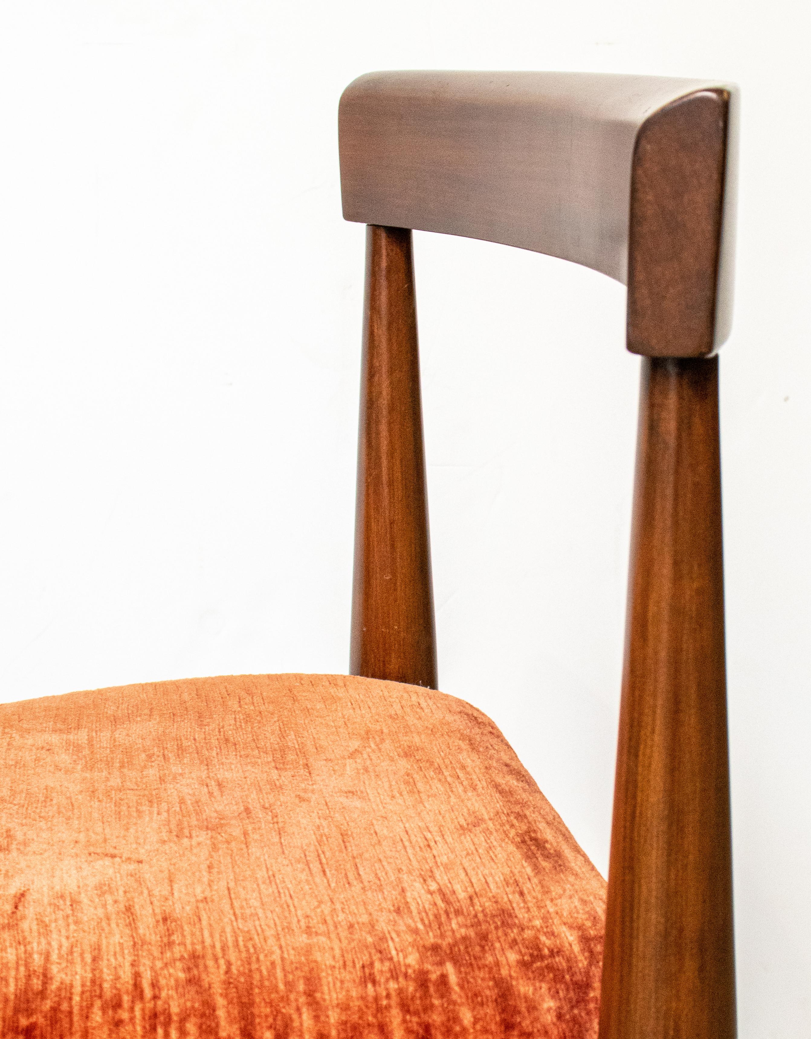 Hans Olsen Danish Modern Tripod Chairs, Pair 1