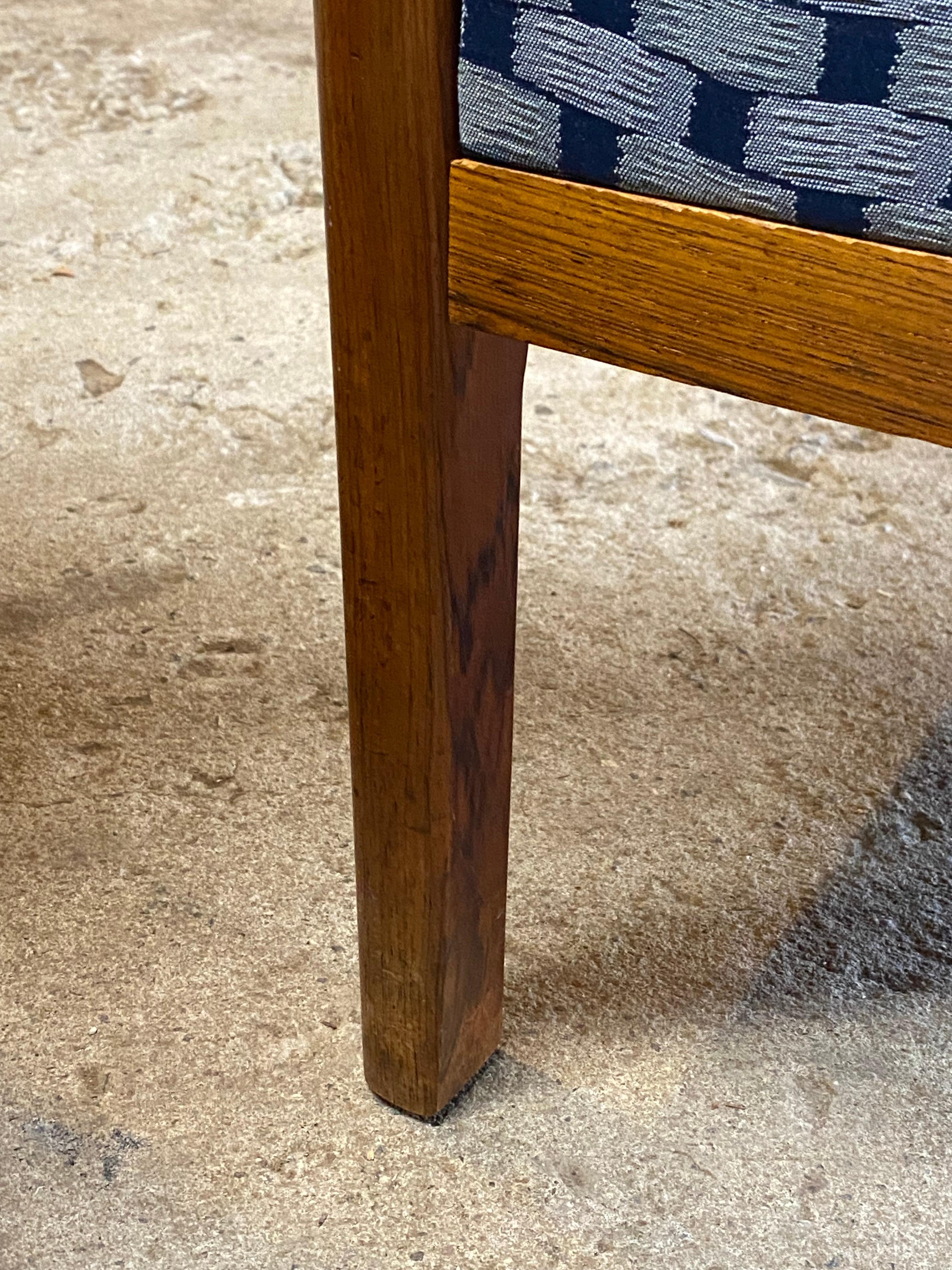 Hans Olsen Danish Modern Upholstered Rosewood Club Chairs, A Pair For Sale 5