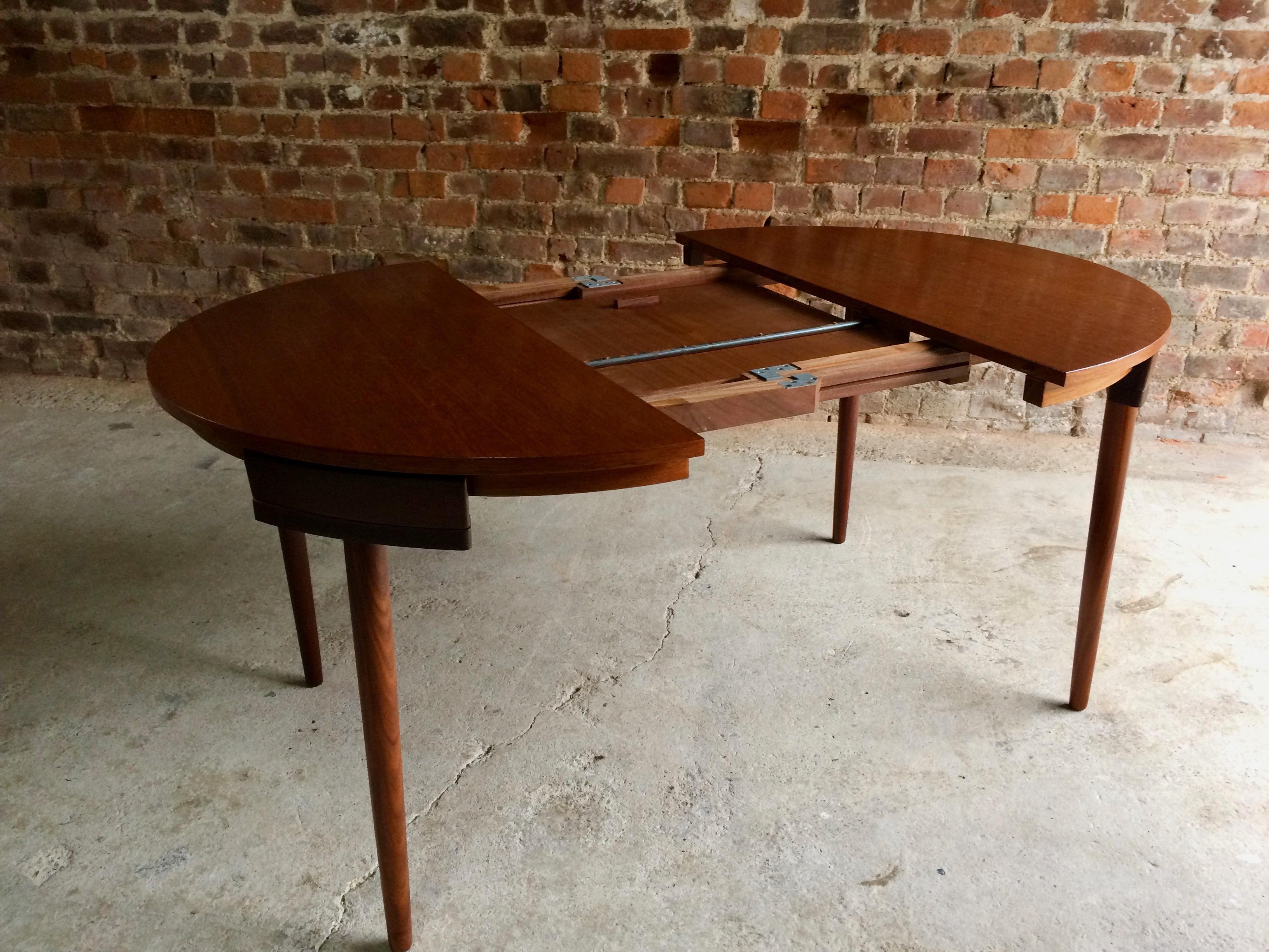 Hans Olsen Dinette Dining Table & 6 Chairs Frem Rojle Danish Midcentury Set Two In Excellent Condition In Longdon, Tewkesbury