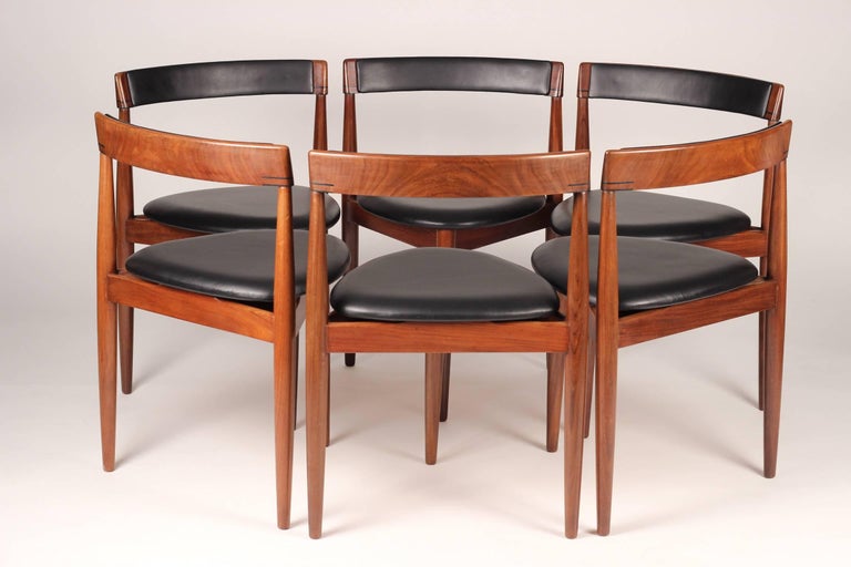 Mid Century Modern Dining Table and Six Chairs Model ...