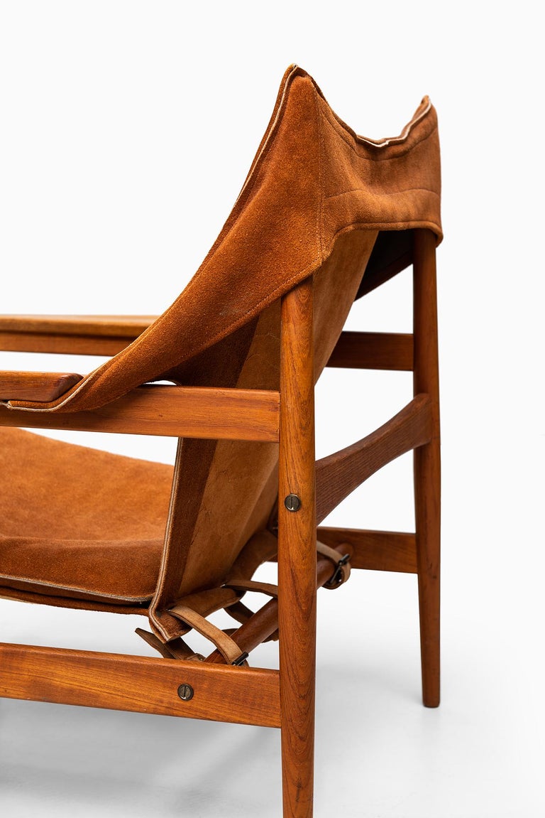 Mid-20th Century Hans Olsen Easy Chairs by Viska Möbler in Sweden