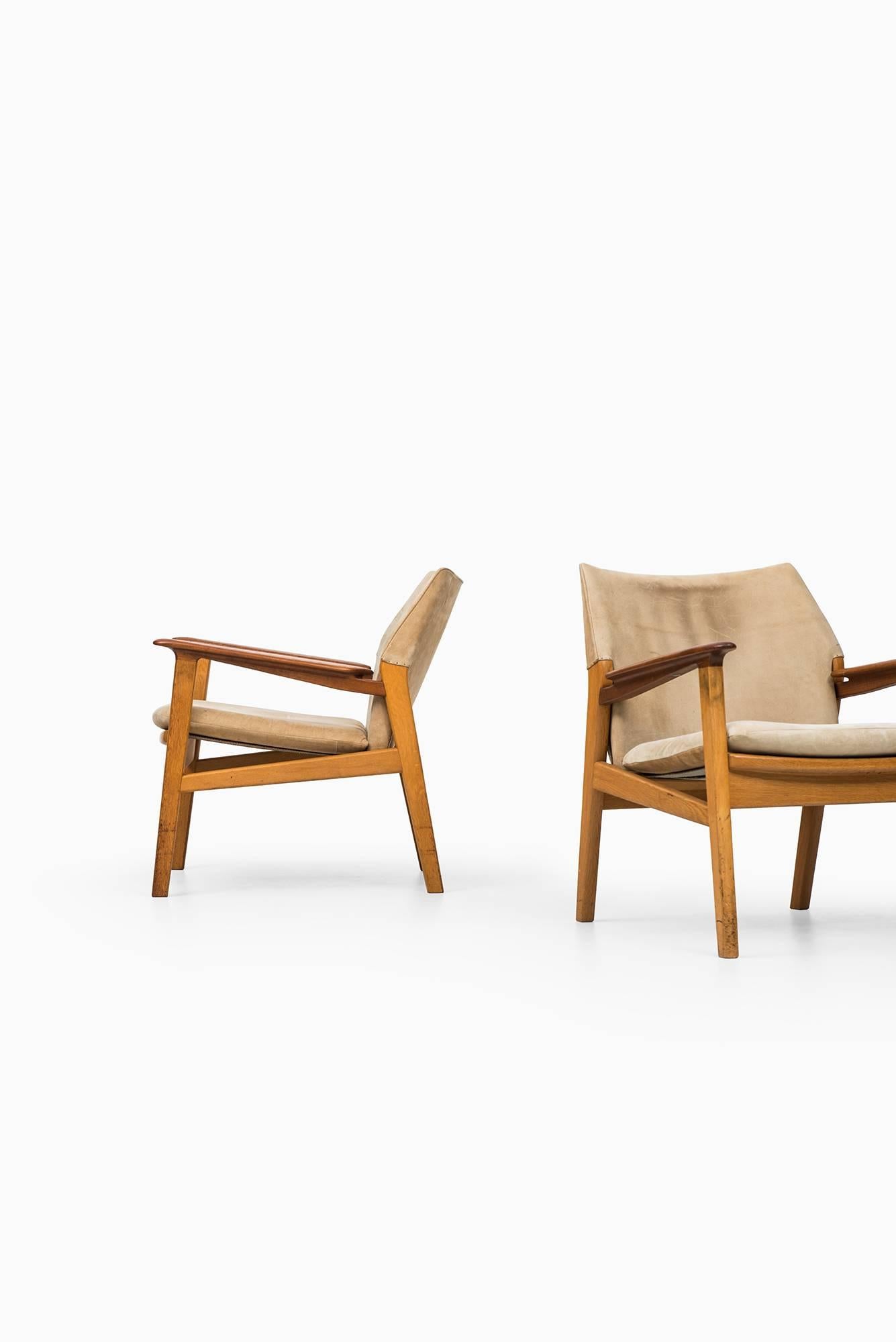 Scandinavian Modern Hans Olsen Easy Chairs Model 9015 by Gärsnäs in Sweden