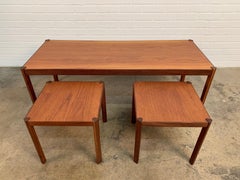 Hans Olsen for Finn Lindebo Hansen Design Set of Three Tables