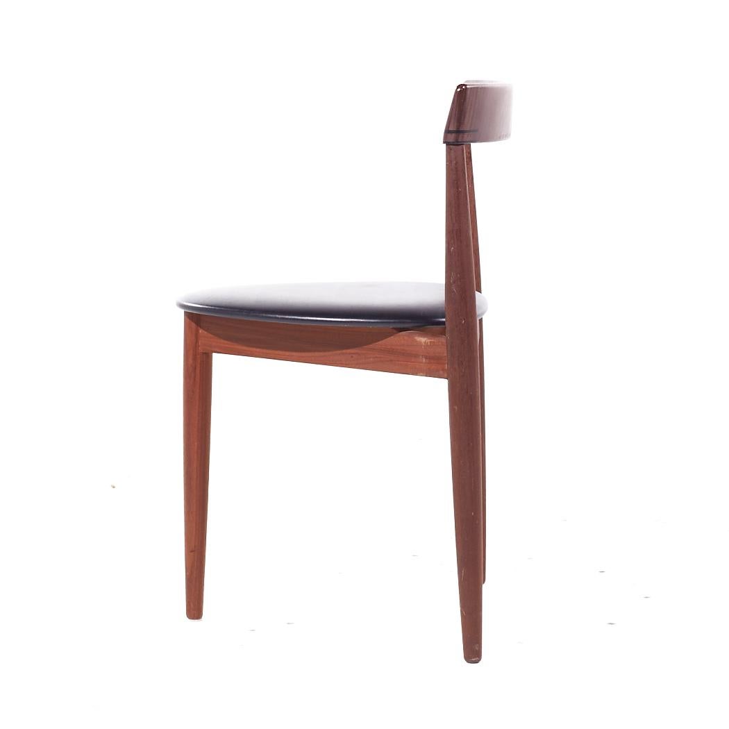 Hans Olsen per Frem Røjle - Set di 6 sedie da pranzo in teak danesi del metà secolo in vendita 2