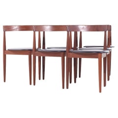 Hans Olsen for Frem Røjle Mid Century Danish Teak Dining Chairs - Set of 6