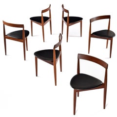 Hans Olsen for Frem Rojle Roundette Butterfly Leaf Dining Table and '6' Chairs