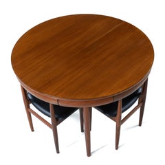Hans Olsen for Frem Rojle Roundette Dining Table and Chairs