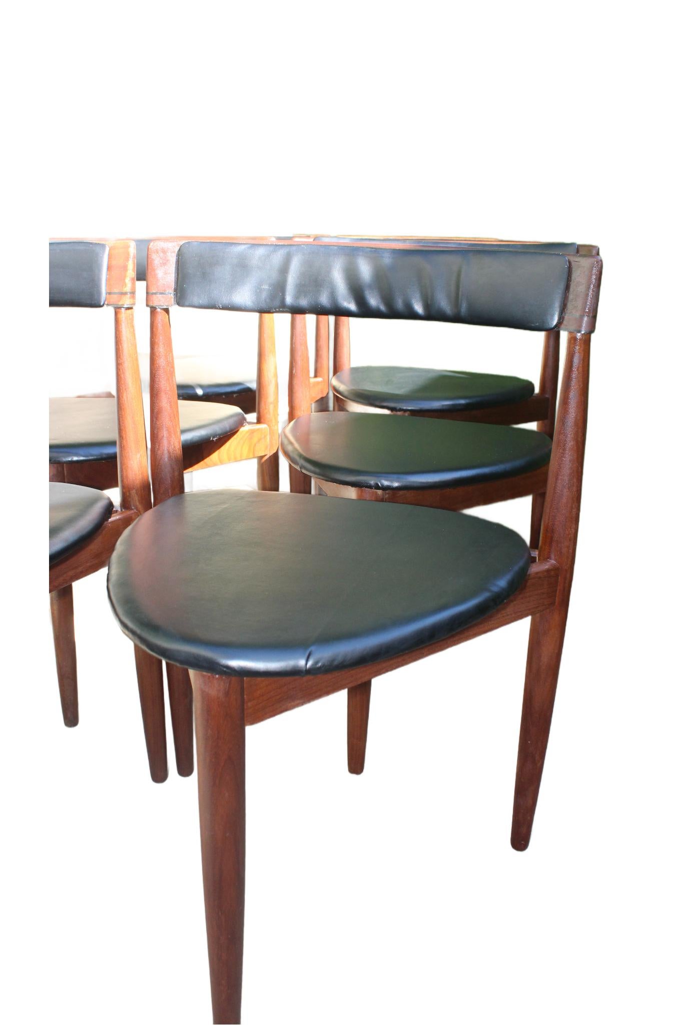 Sedie da pranzo in teak danese Hans Olsen Frem Røjle in vendita 3
