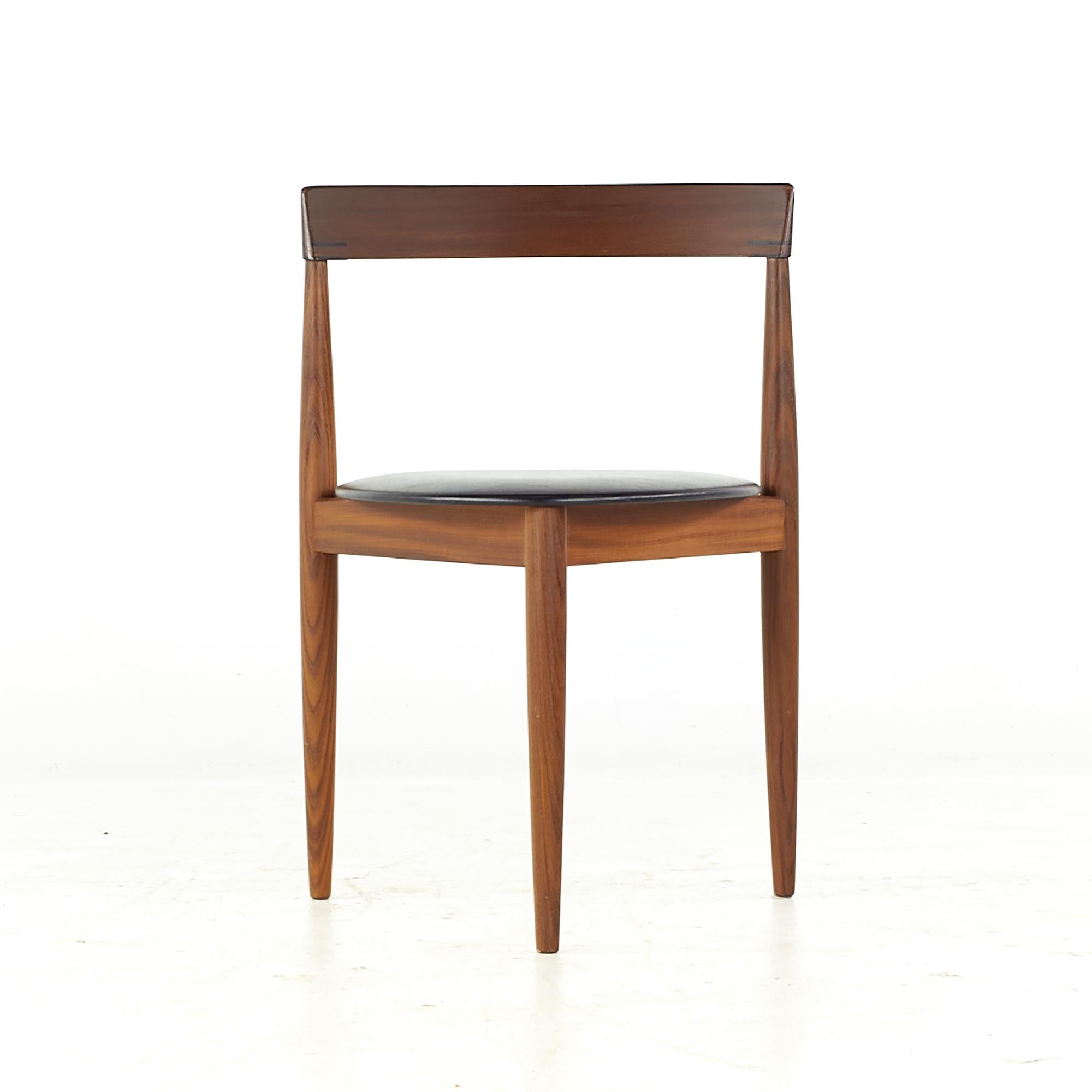 Hans Olsen Frem Rojle MCM Expanding Teak Dining Table with Nesting