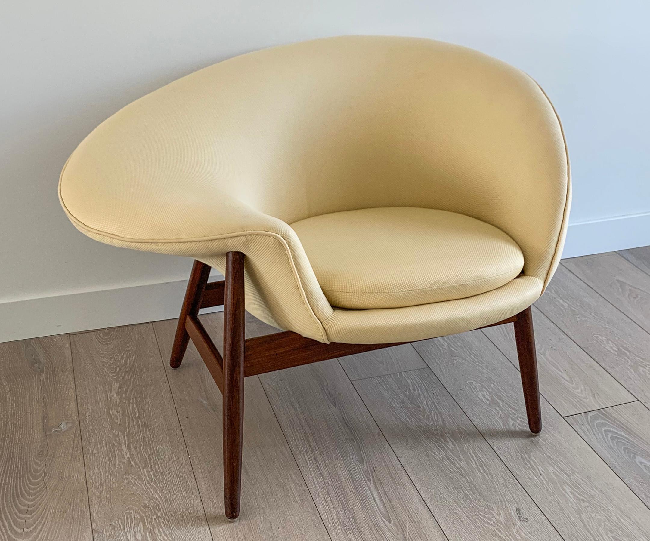 Danish Hans Olsen Fried Egg Chair, Denmark, 1950s