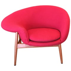 Hans Olsen "Fried Egg" Scandinavian Modern Lounge Chair