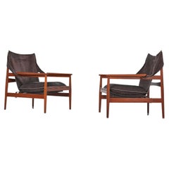 Hans Olsen fauteuils de salon Kinna Viska Suède 1960