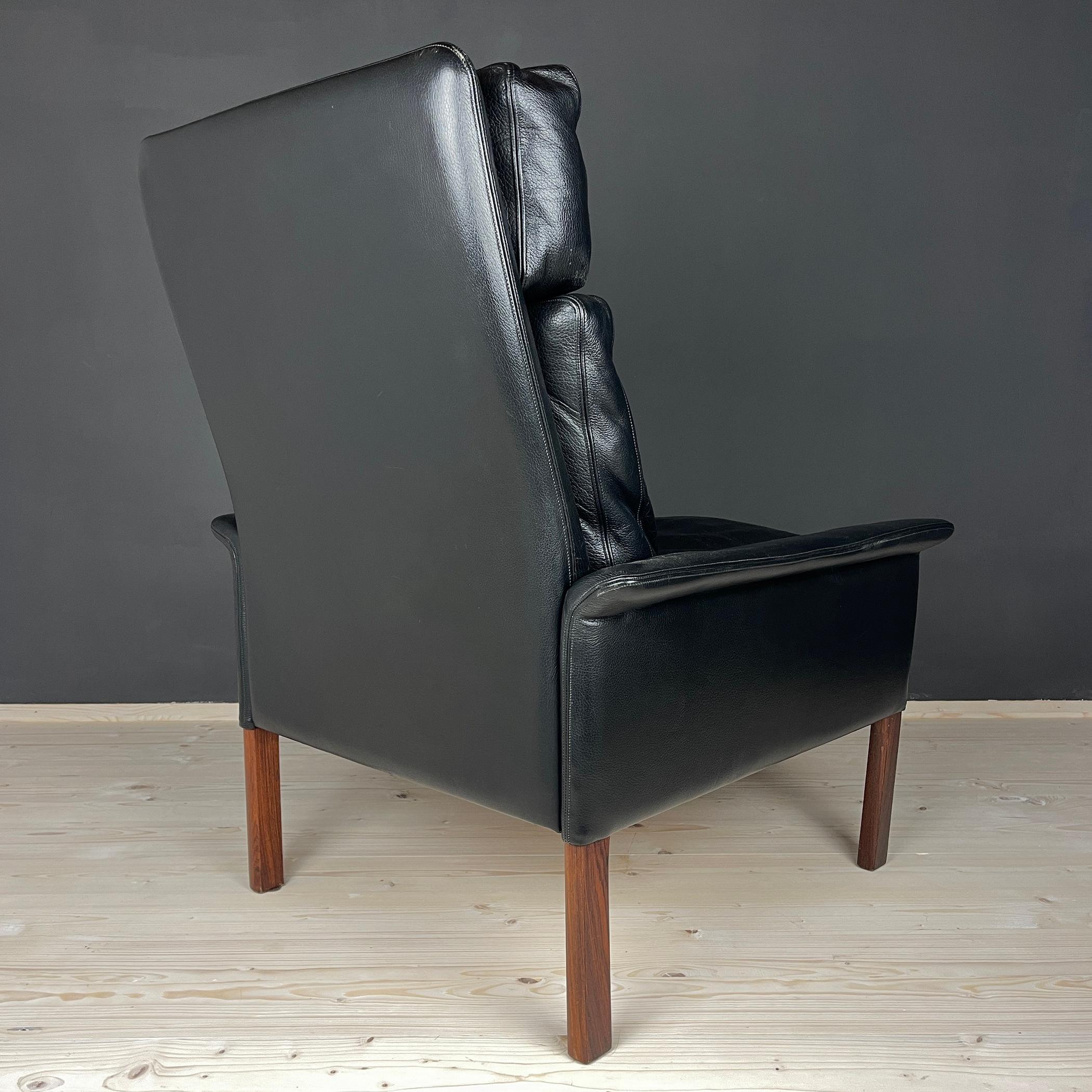 Hans Olsen Lounge Chair and Ottoman Mod. 500 for Vatne Møbler Denmark 1960s 5
