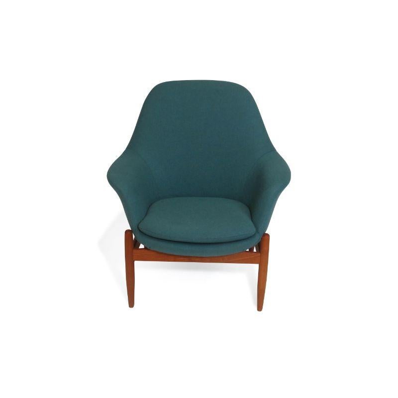 Wool Hans Olsen Lounge Chair For Sale