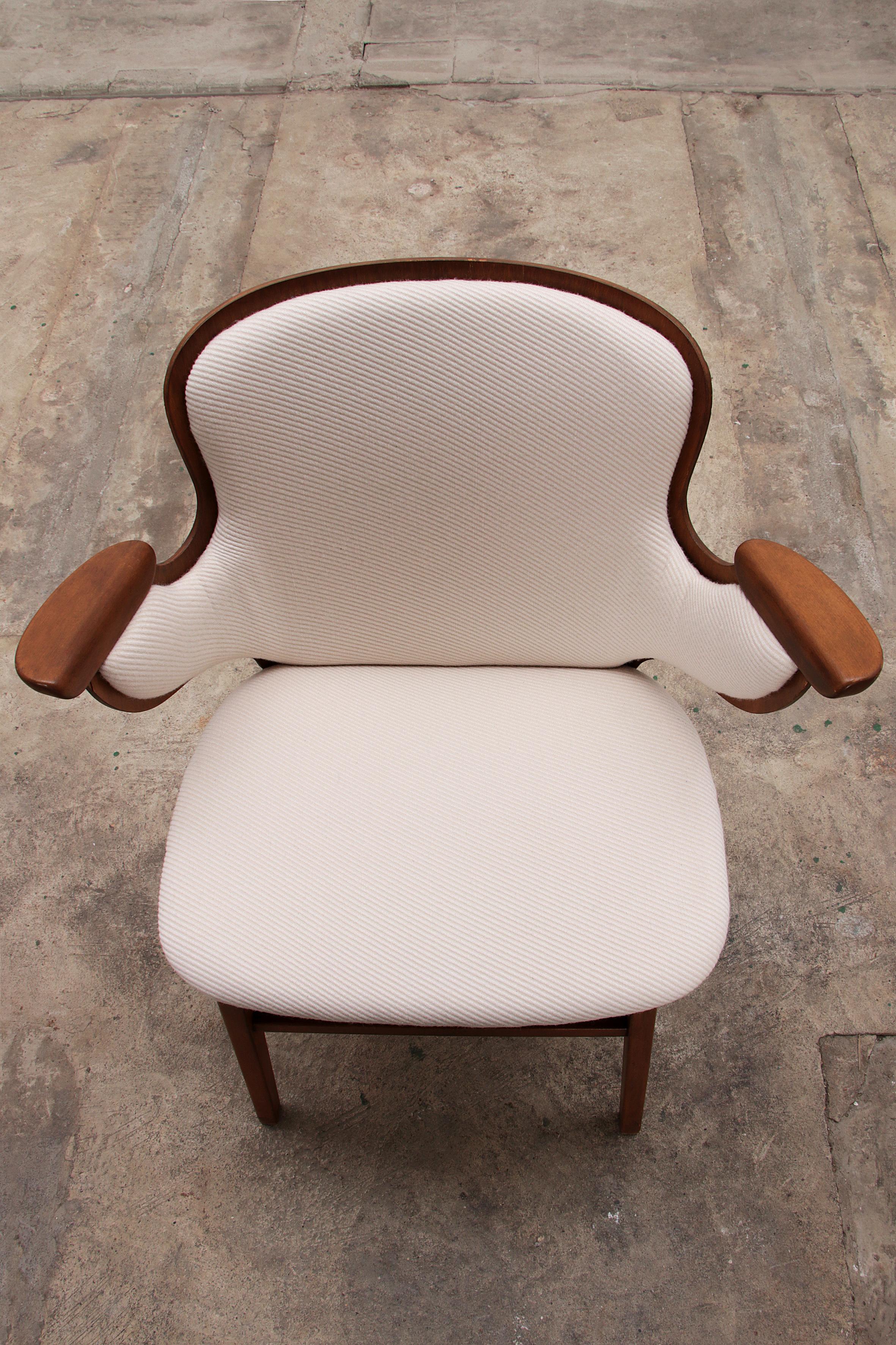 Hans Olsen Lounge chair Model 107 for Bramin Mobler, Denmark, 1950s For Sale 1